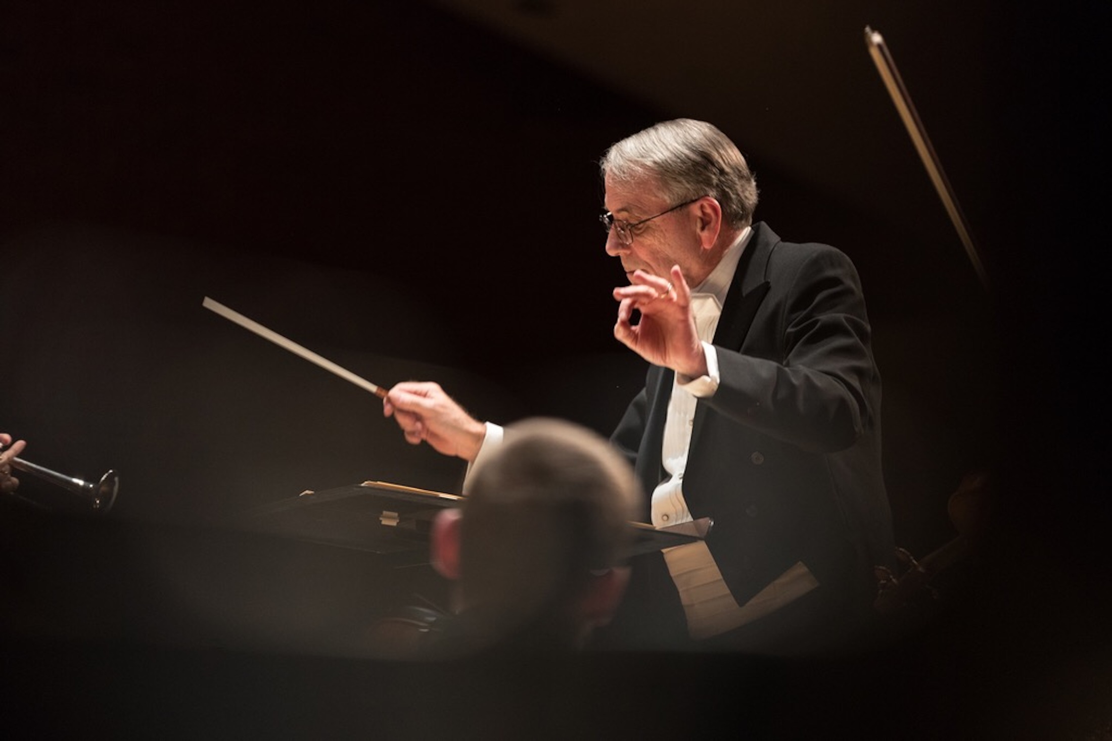 The UConn Wind Ensemble performs compositions by David Dzubay for the Raymond and Beverly Sackler Music Compositions Prize Concert held in Von der Mehden Recital Hall in Storrs, CT on Thursday, March 2, 2017. Dzubay won the Sackler Music Prize for his compositions in 2015. (Owen Bonaventura/The Daily Campus)