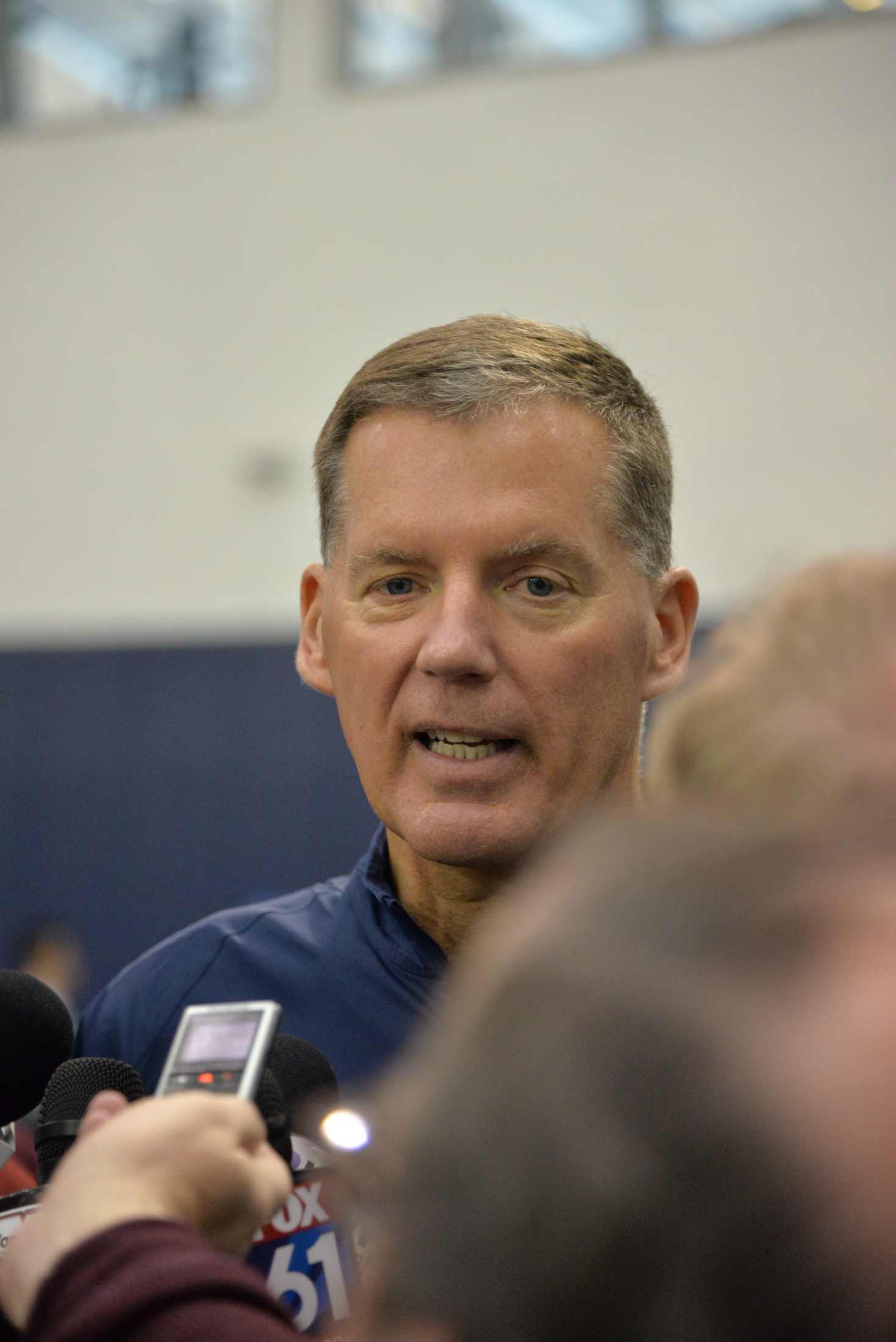 The spring game will be the first chance for fans to see the work that head coach Randy Edsall has done in the past few months after returning to the program. (Amar Batra/The Daily Campus)