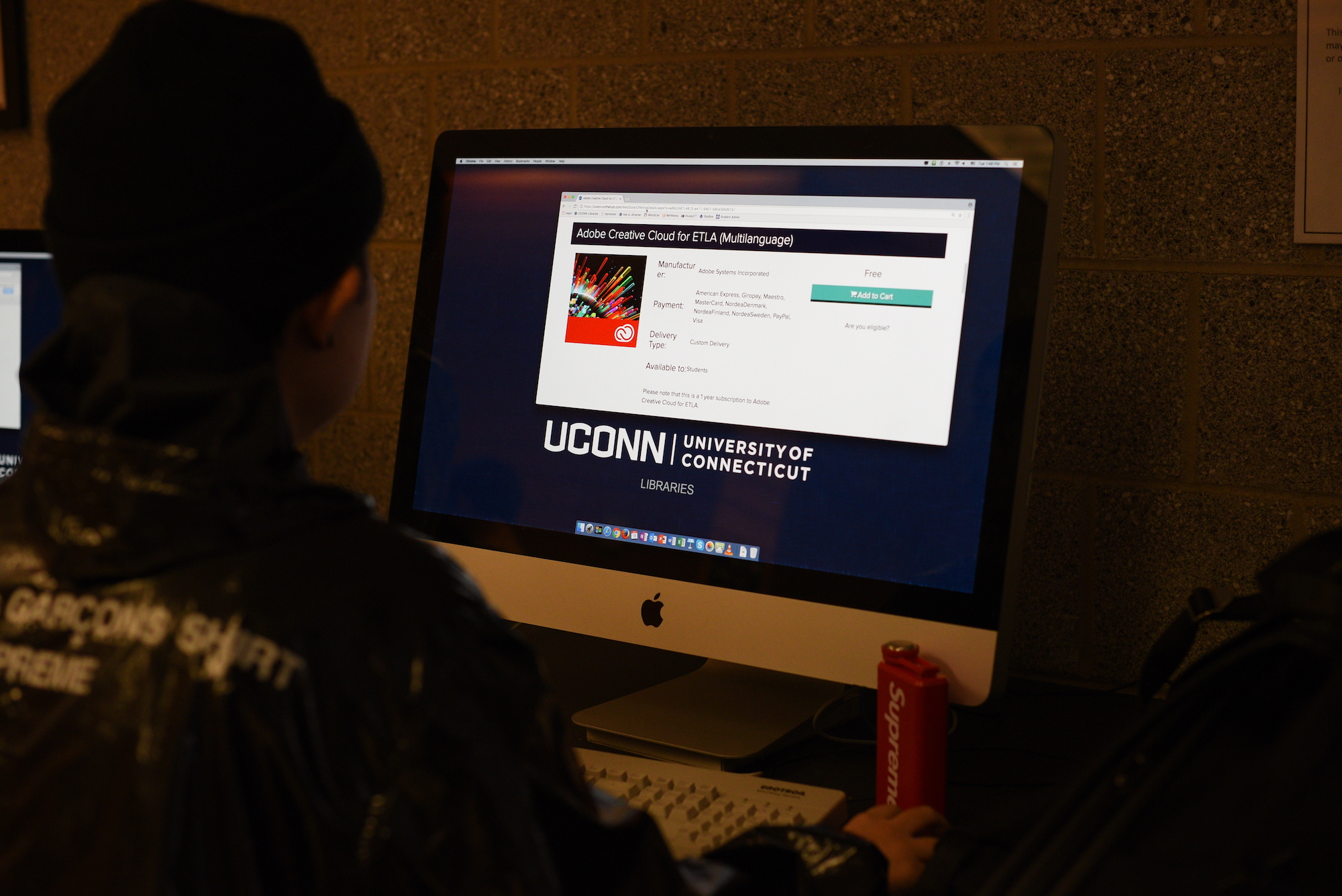 The University of Connecticut's contract with Adobe Creative Cloud suite is due to expire on May 31. UConn is continuing to negotiate with Adobe to prevent students from losing access. (Zhelun Lang/The Daily Campus)