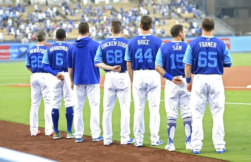 la dodgers players weekend