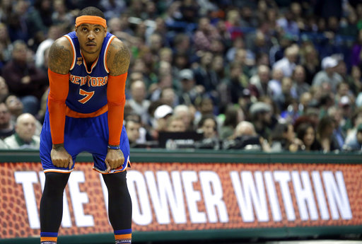 The New York Knicks recently traded Carmelo Anthony to the Oklahoma City Thunder. (AP Photo/Aaron Gash, File)