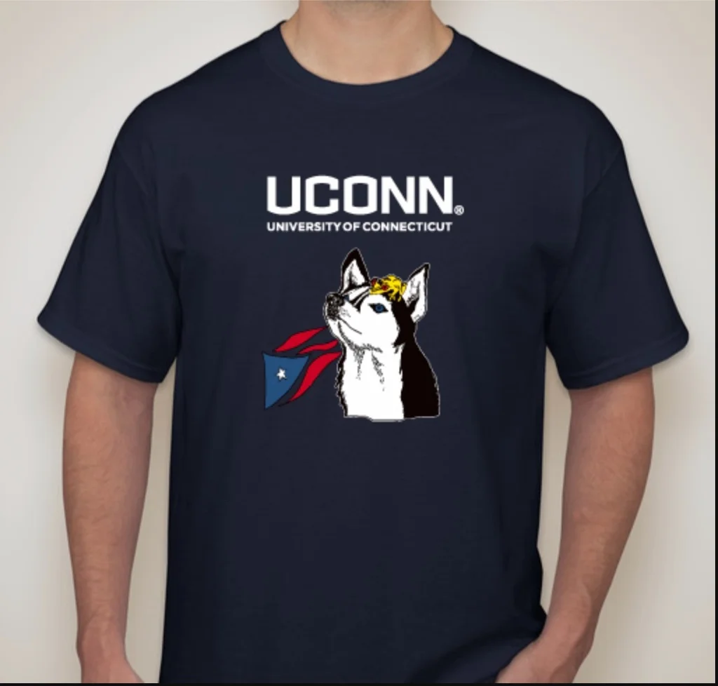 UConn United for Puerto Rico sells t-shirts to benefit relief efforts. T-shirts will be on sale for the next week. (Josh Stanavage/The Daily Campus)