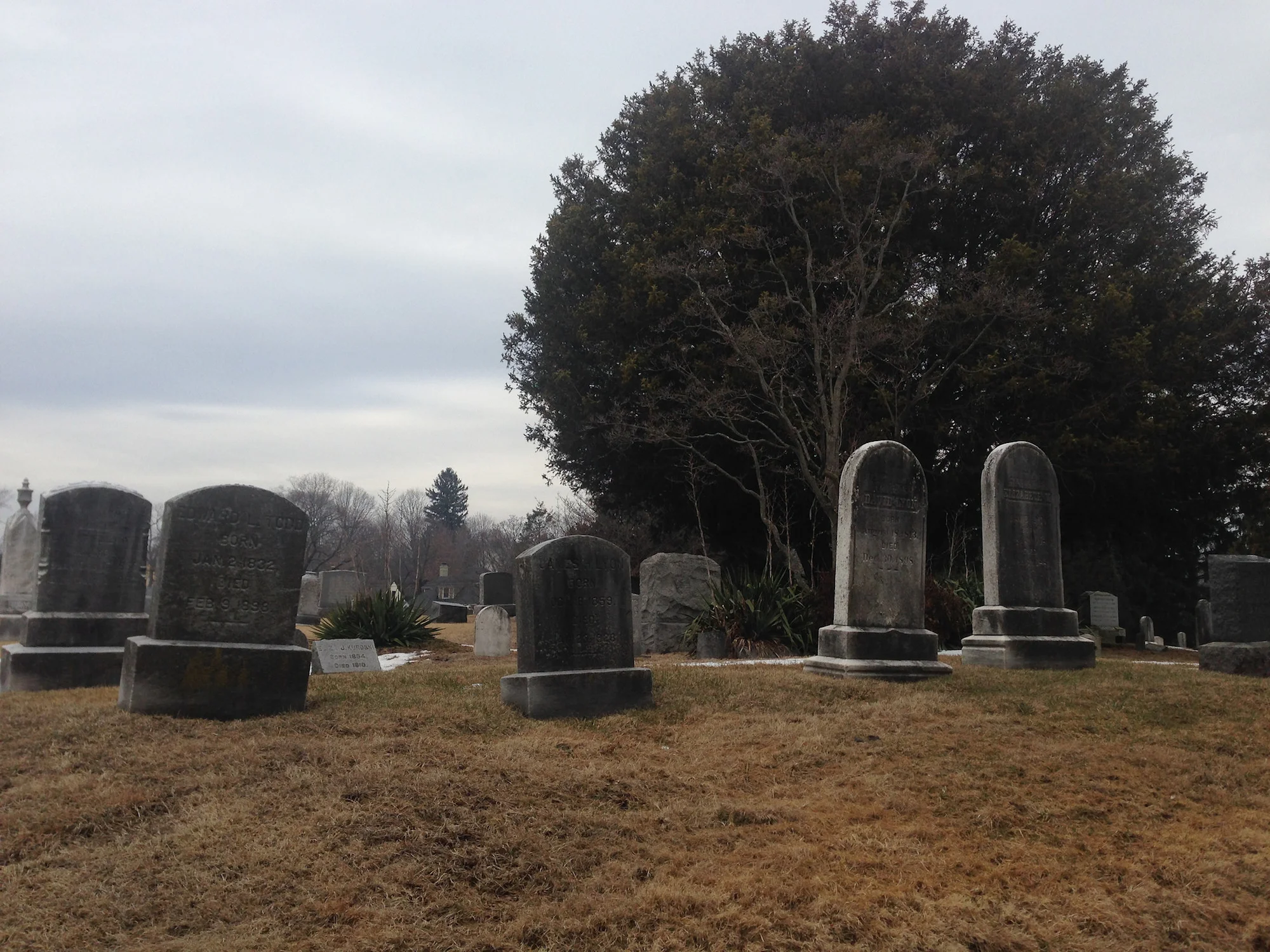 Infamous in Connecticut folklore is the Union Cemetery in Easton, CT, home of the White Lady. (Neil R./Creative Commons)