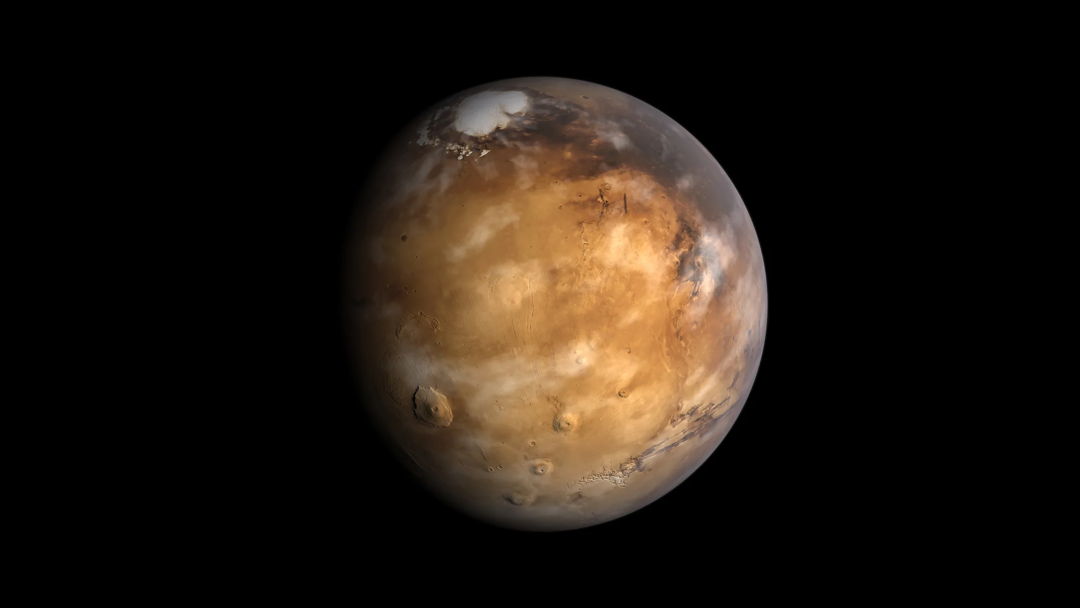 Scientists recognized certain landmarks called scarps on the surface of Mars. These scarps are huge slopes covered in a layer of dirt and may tell us more about the history of Mars itself. ( Kevin Gill /Creative Commons)