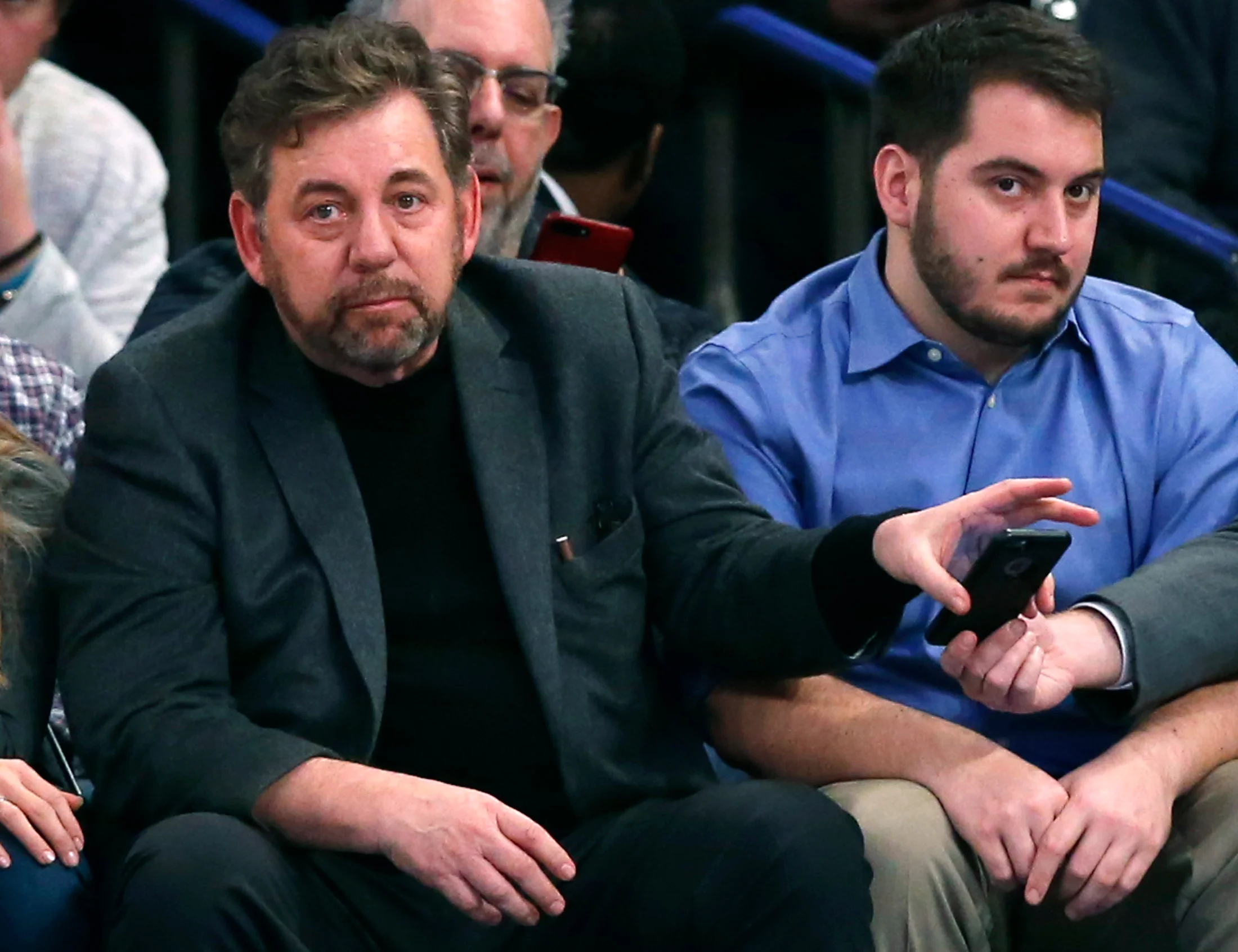 The New York Liberty are remaining under the control of Dolan and Madison Square Garden Company for now. The WNBA team was put up for sale in November. (AP Photo/Kathy Willens, file)