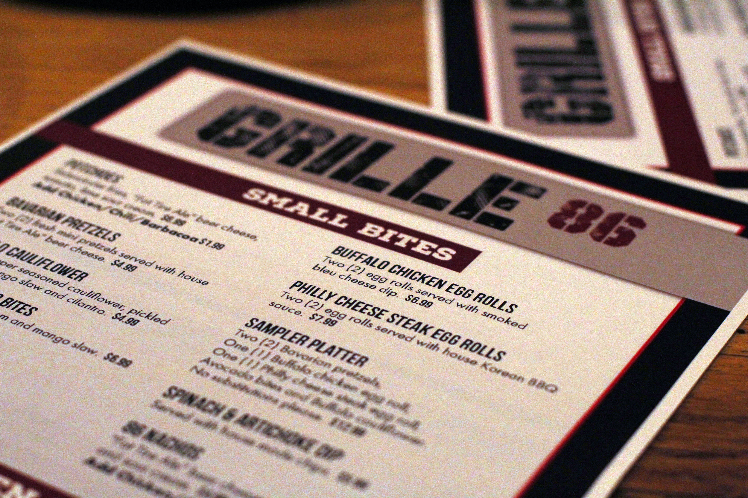 New Grille 86 menu underwhelms | The Daily Campus