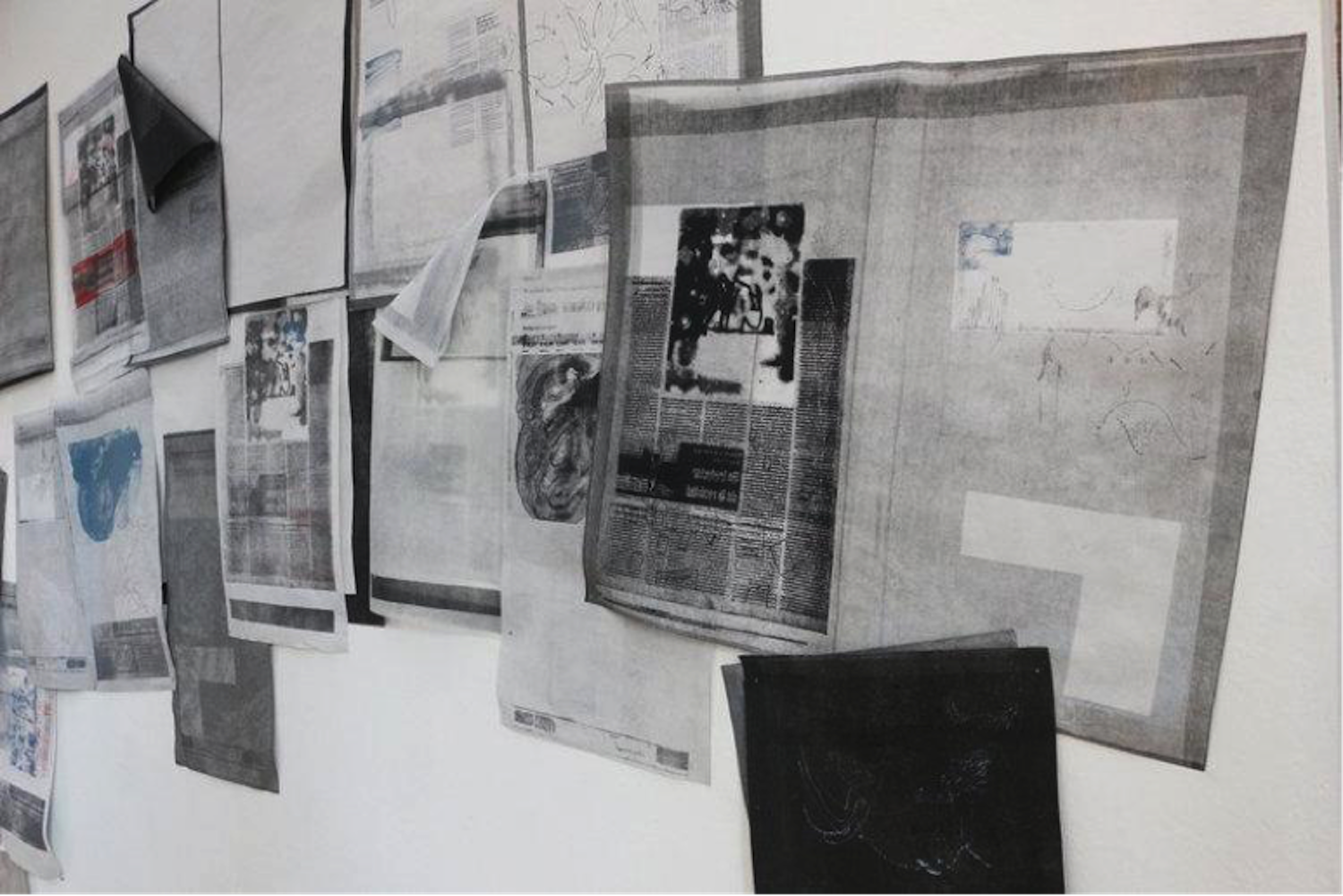 A display of work named El Pronóstico created by Kelsey Miller, a UConn student in the Masters in Fine Arts (MFA) graduate program. (Photo courtesy of kelseynmiller.com )