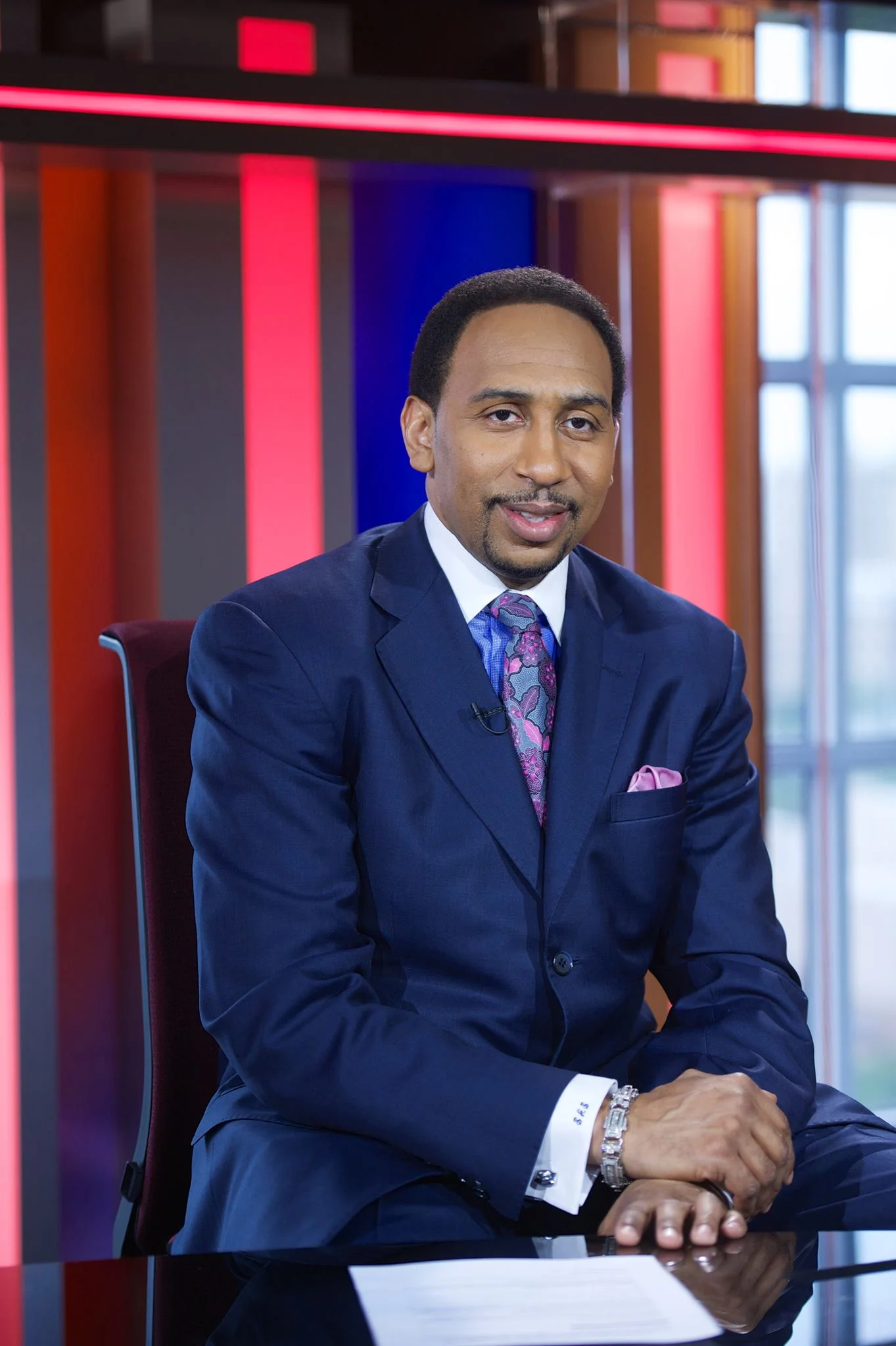 ESPN TV personality Stephen A. Smith brings jokes and advice to students for Spring Weekend at the Jorgensen Center for the Performing Arts on Friday night. (Stephen A. Smith Facebook page)