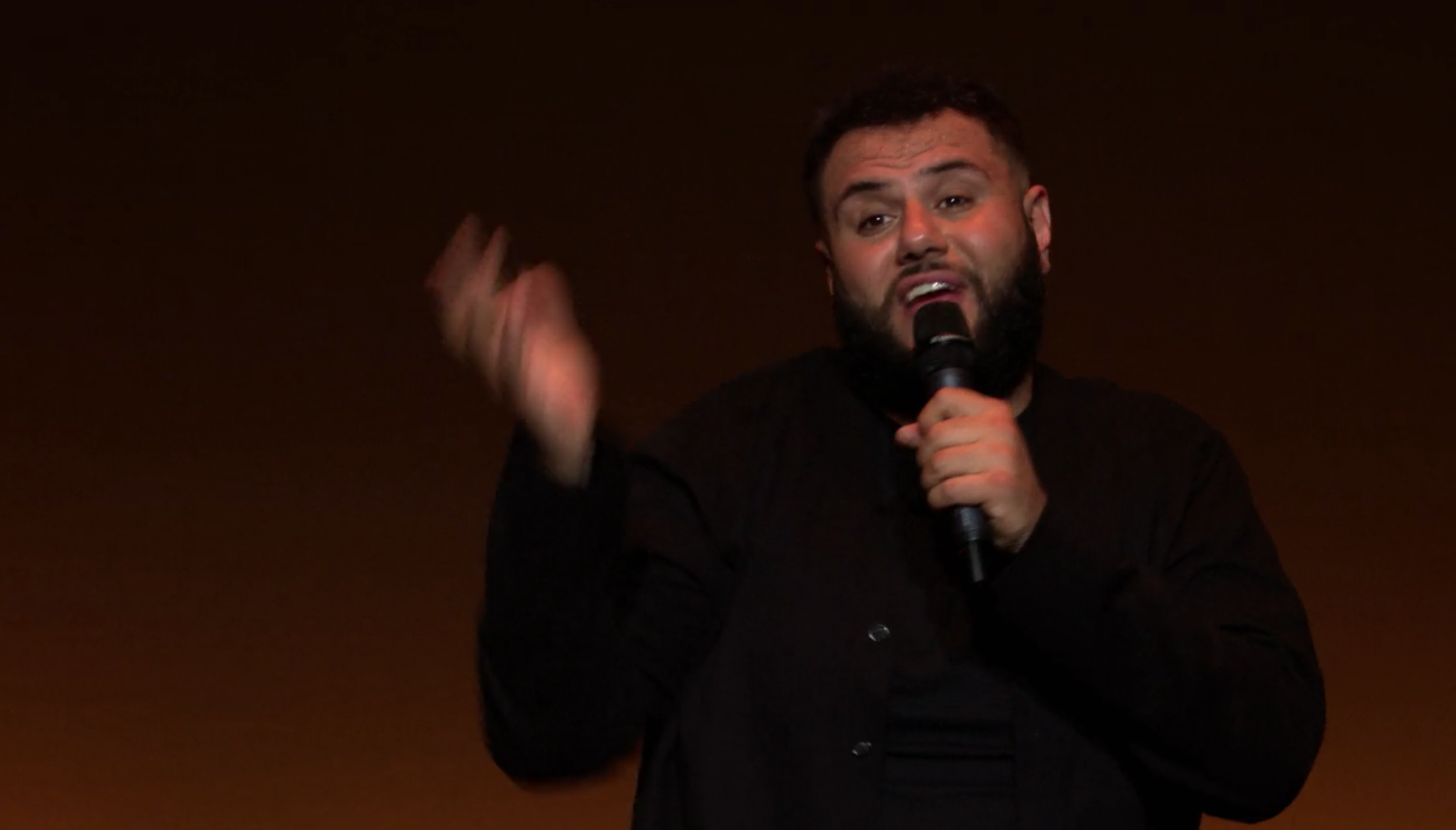 Amer’s debut Netflix special “The Vagabond” delves into the comic’s experiences surrounding our administration and more in a surprisingly lighthearted and hilarious manner. (screenshot/Netflix)