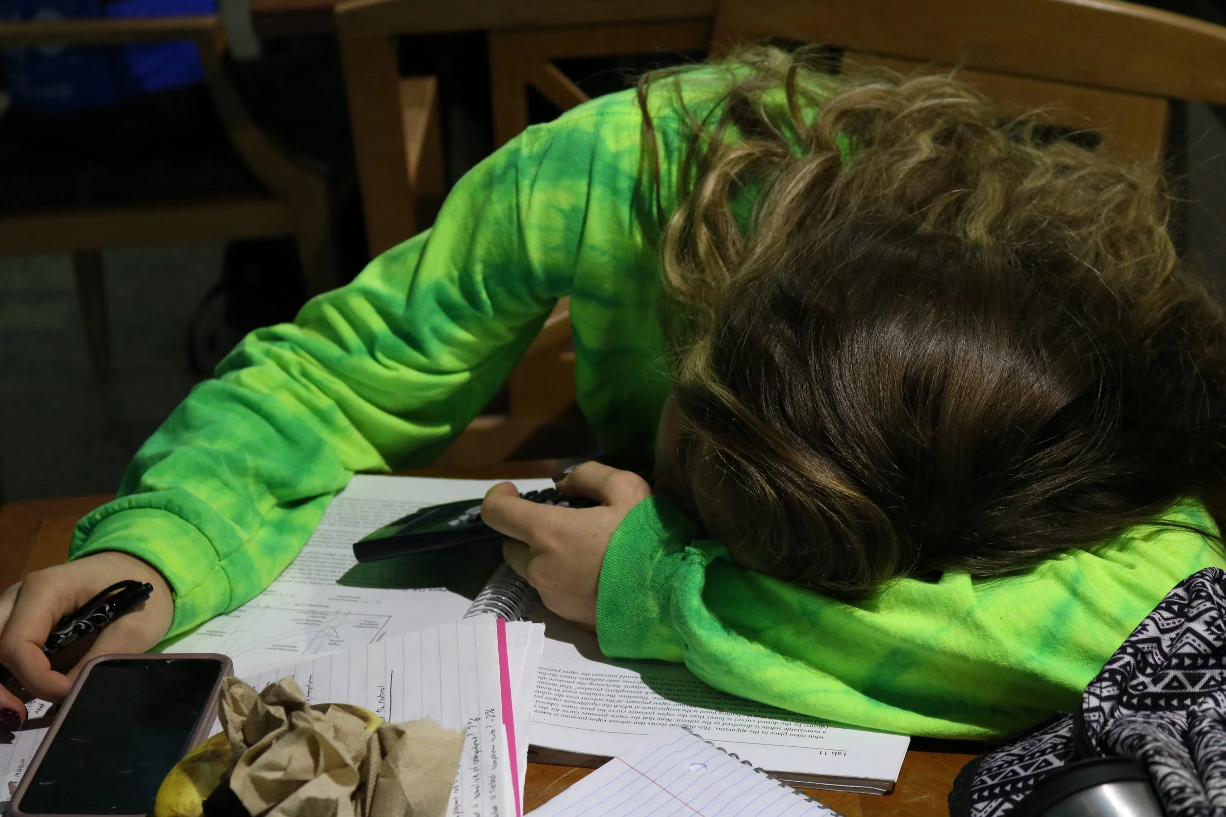 When attempting to sleep, a persistent busy mind, tense muscles and a racing heart are all physical indicators that a person may be too stressed sleep soundly, according to the National Sleep Foundation. (Vanita Patel/The Daily Campus)