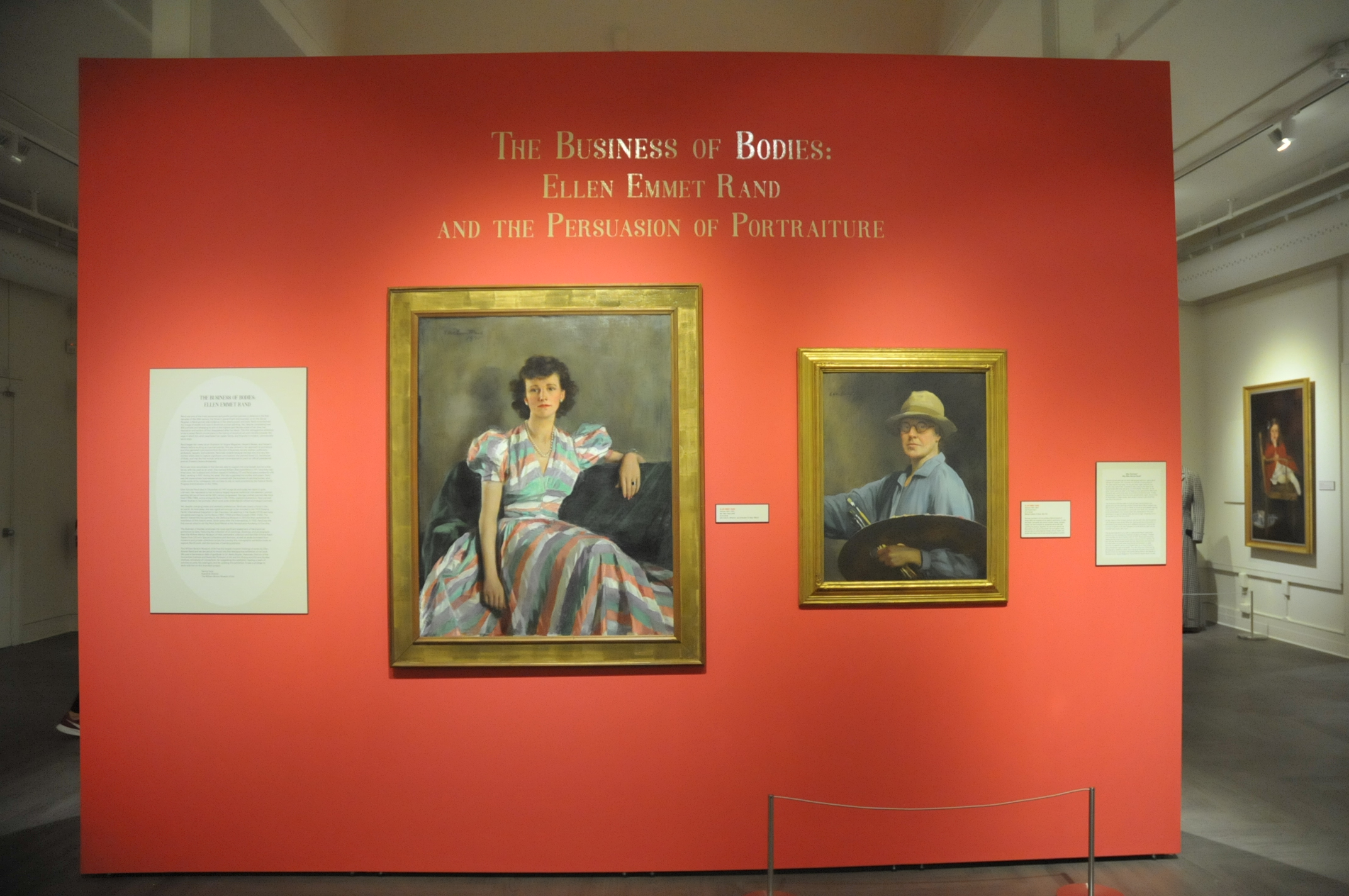 The Benton holds an exhibit of the works of Ellen Emmet Rand, a renowned American portrait painter and business women from the early twentieth century, November 28, 2018. (Natalija Marosz/The Daily Campus)