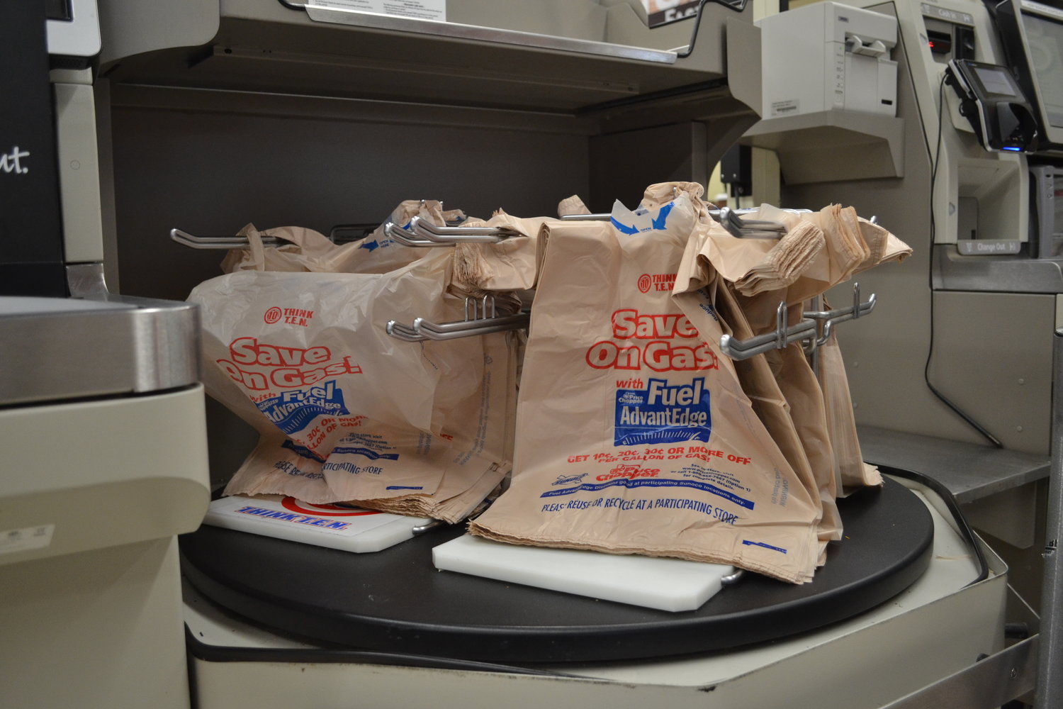 In-store plastic bags may become a thing of the past. (File photo/The Daily Campus)