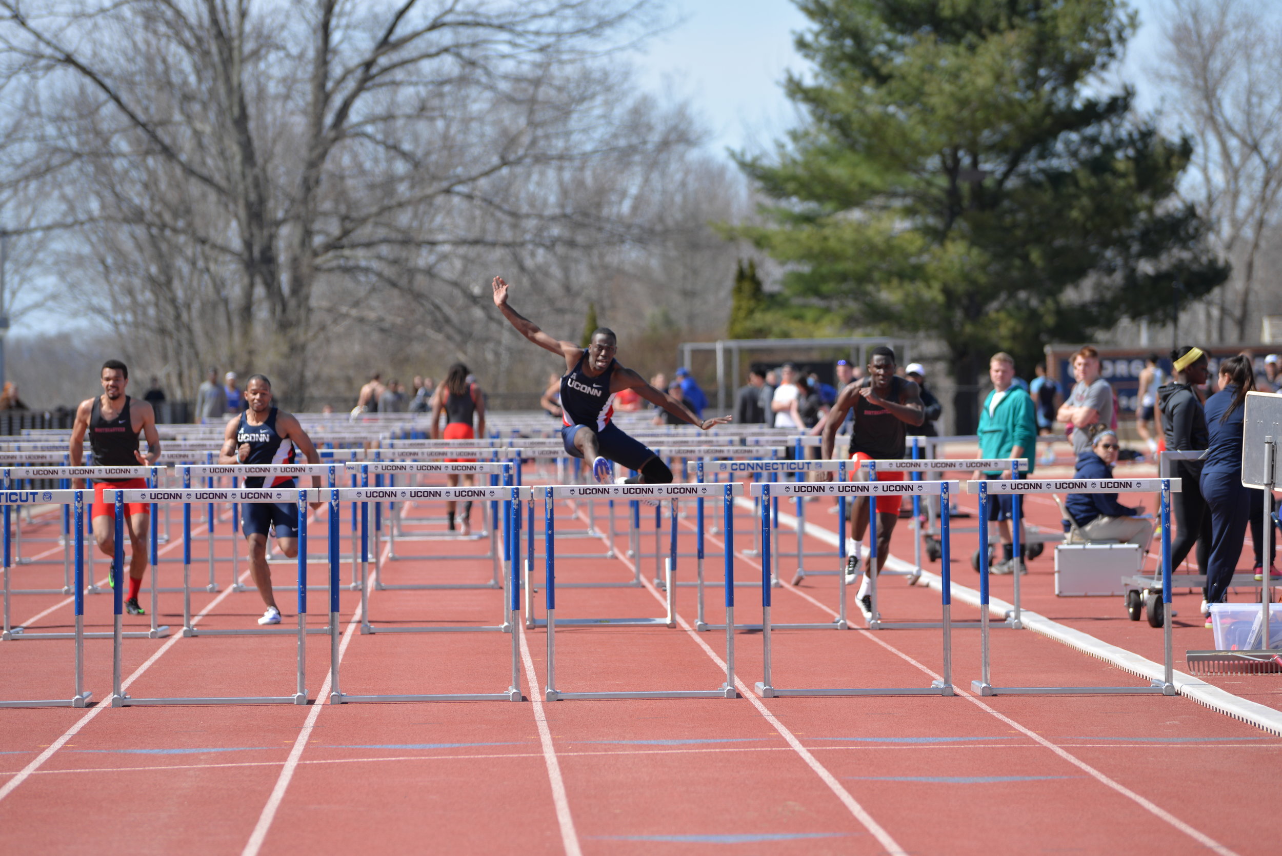 UConn Men’s Track and Field. (Photo by Amar Batra/The Daily Campus)