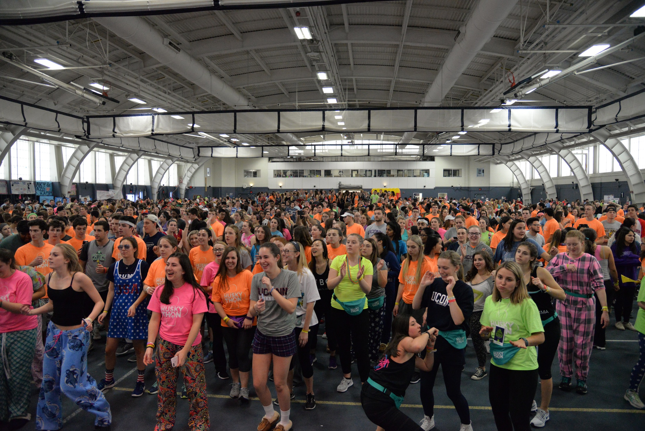 The HuskyTHON team is continuing to raise funds and prepare for the annual HuskyTHON event. (File photo?The Daily Campus)