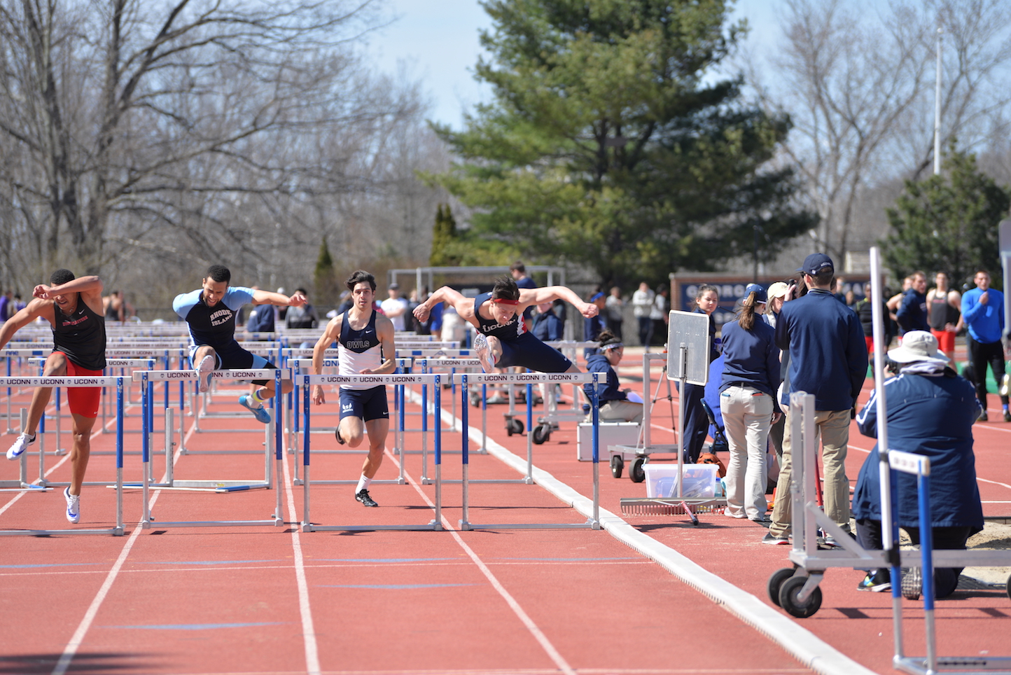 UConn men’s track and field traveled to Kingston, RI last Friday to take on URI in a one-on-one matchup before next week’s American Championship. (File photo/The Daily Campus)