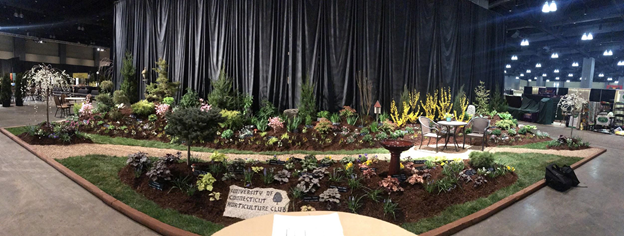 Another view of the Horticulture Club’s landscape. (Photo via writer)