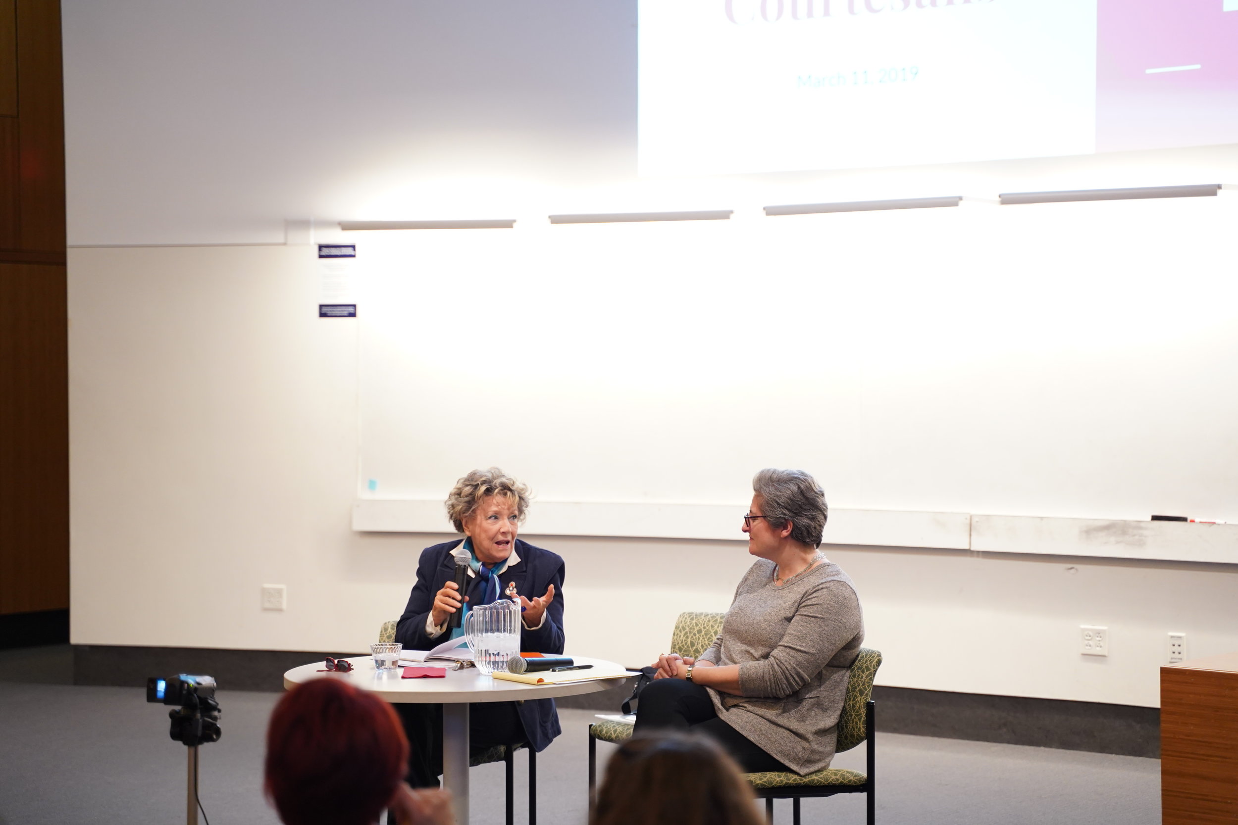 Dacia Maraini is a historic figure of Italian feminism, acclaimed writer, winner of multiple prestigious literary awards in Italy. She is very well known for her stances on subjects such as the "right to die," child abuse, education or immigration (Congyang An/The Daily Campus)