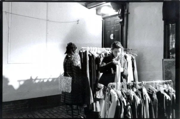 Depending on the thrift store, they might buy some of your old clothes off of you. Some give store credit, and some will give you a percentage of the money they get for selling your clothes. ( elise.y/Flickr Creative Commons )