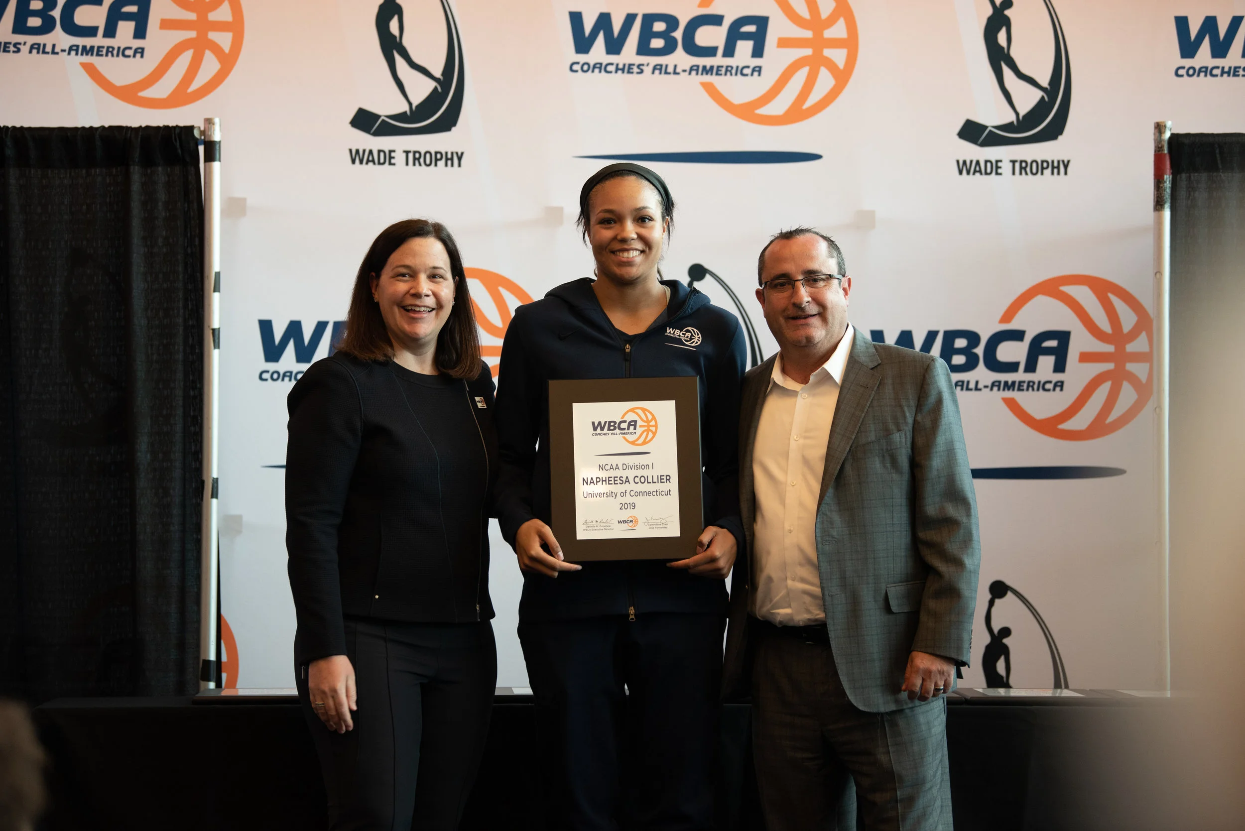 UConn seniors Katie Lou Samuelson and Napheesa Collier were named to the 10-player WBCA Coaches All-America Team (Charlotte Lao/Daily Campus).