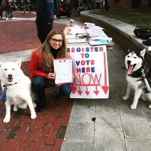 Emily O’Hara will be responsible for coordinating and running general member meetings with the executive board, as well as handling campus relations. (Photo via writer)