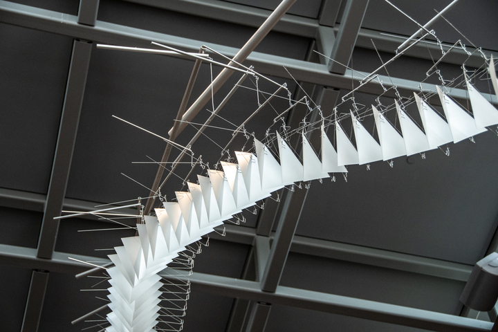 The Benton museum holds another Art in Small Bites walk with docent to discuss developments in architecture and insight to public art across campus. (Avery Bikerman/The Daily Campus)