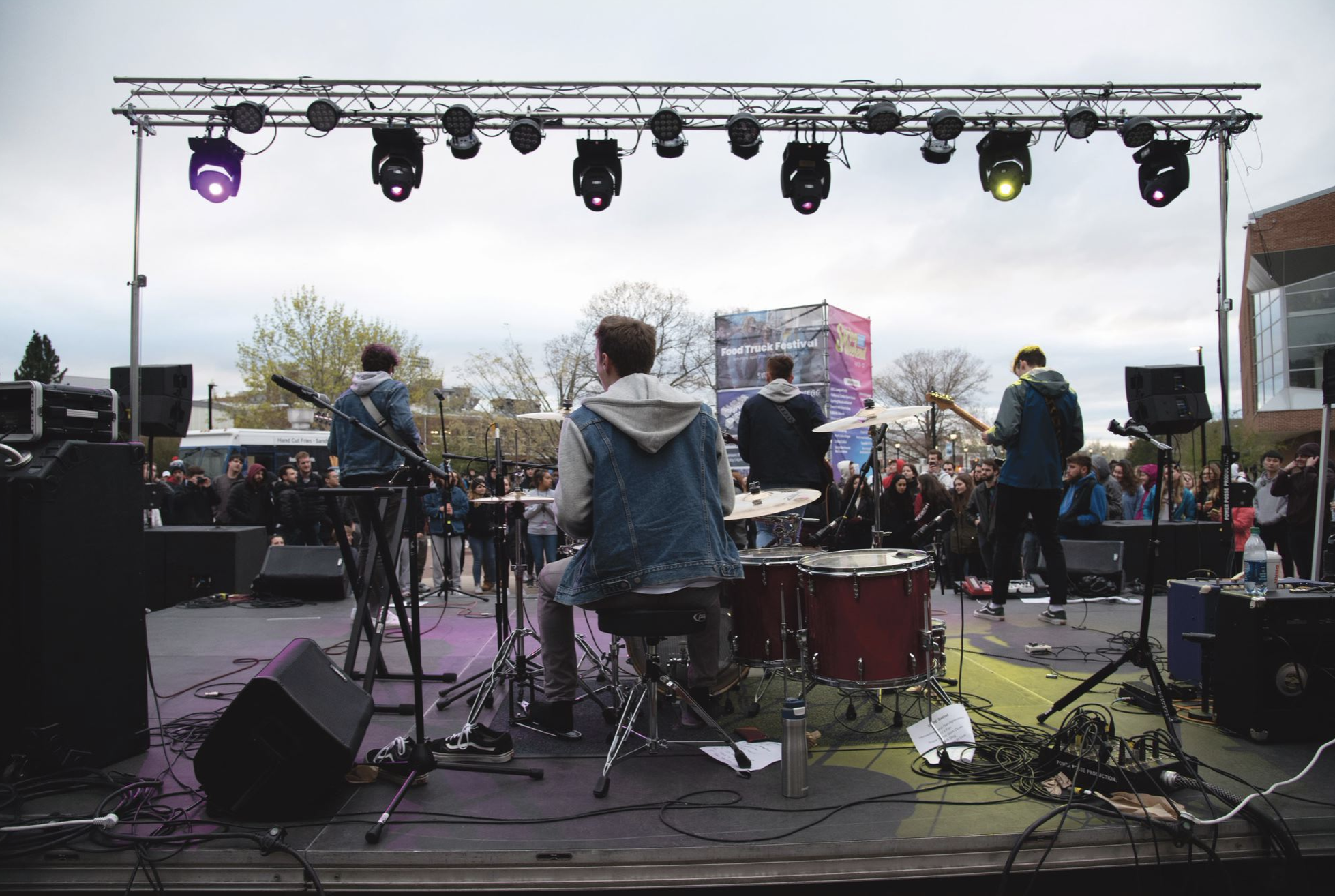 Student band Kids That Fly has already made their mark on campus with their music. (Brandon Barzola/The Daily Campus)