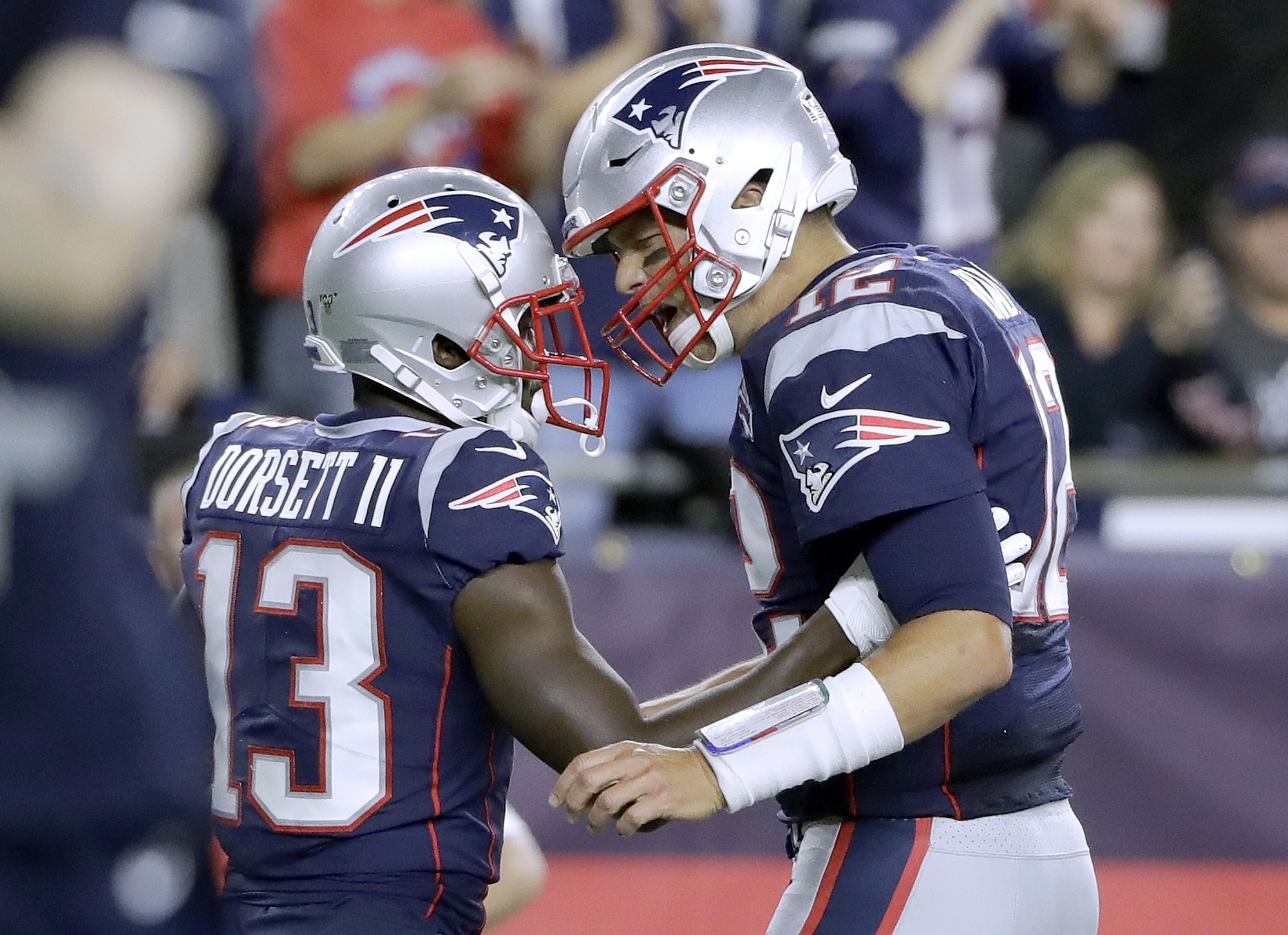 Brown joins an already elite wide receiver group led by Demaryius Thomas, Julian Edelman and Josh Gordon in what is now the best receiving core in the NFL. Photo by The Associated Press.