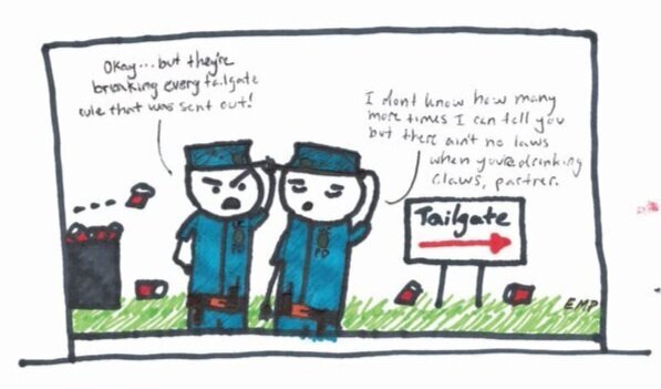 Comic by Ellery Plansky, Cartoonist/The Daily Campus