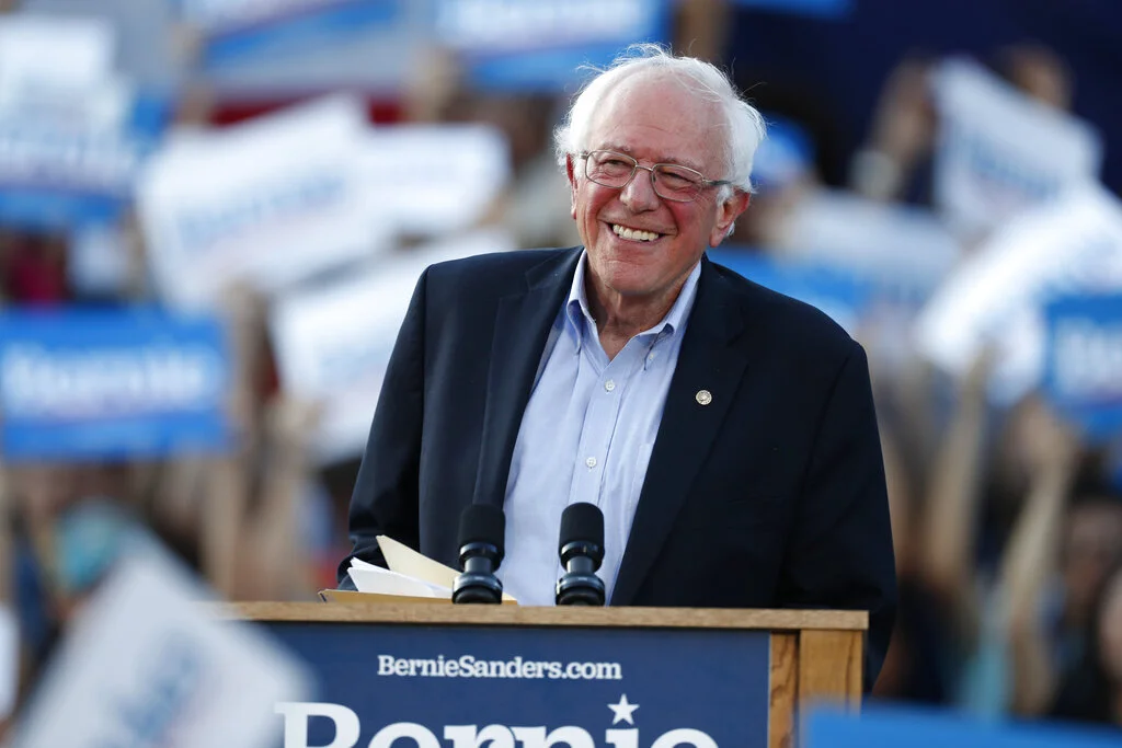 On Monday, Sept. 9, 2019, Democratic presidential candidate Sen. Bernie Sanders, I-Vt., speaks during a rally at a campaign stop, in Denver. Sanders had a heart attack, his campaign confirmed Friday, Oct. 4, 2019, as the Vermont senator was released from a Nevada hospital. Photo courtesy of AP Photo/David Zalubowski, File. Thumbnail photo courtesy of AP Photo/Patrick Semansky.