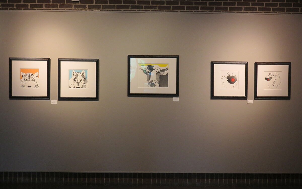 Zimmerman’s art consists of digital prints and three-dimensional sculptures. Photo by Ben Crnic