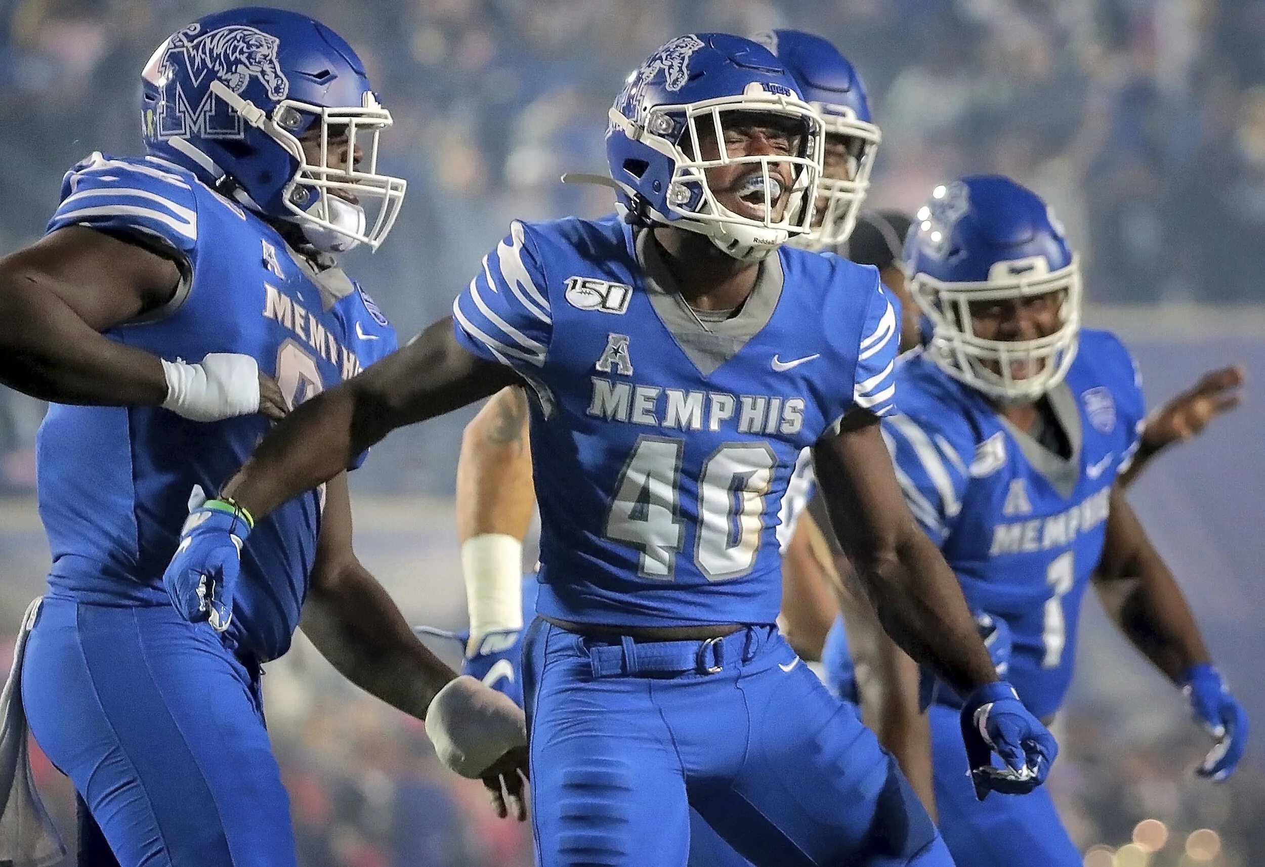 Memphis also moved to 6-1 on the season after racking up a huge 47-17 victory over Tulane. Photo from the Associated Press.
