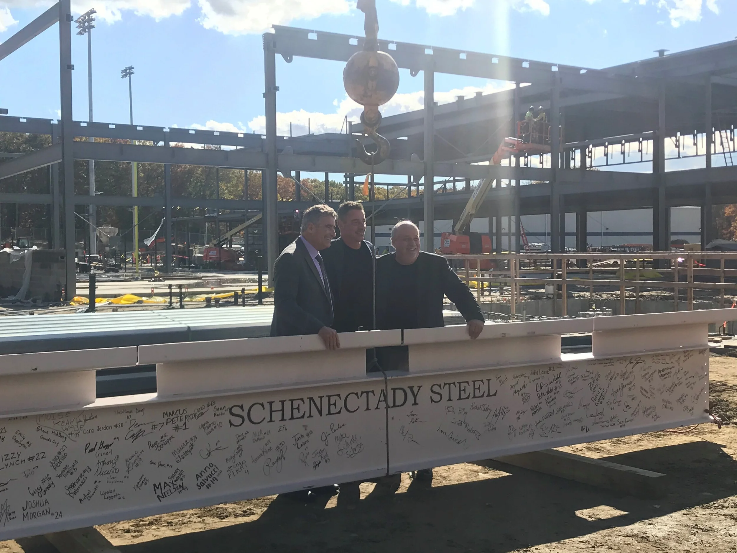 Final beam set in Rizza Family Performance Center | The Daily Campus