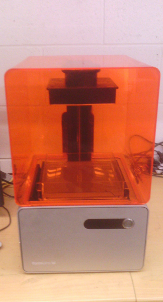 A Formlabs 3D Printer used in the lab. McCutcheon said 3-D printing membranes was a big breakthrough for the lab. Photo courtesy of The McCutcheon Lab website .