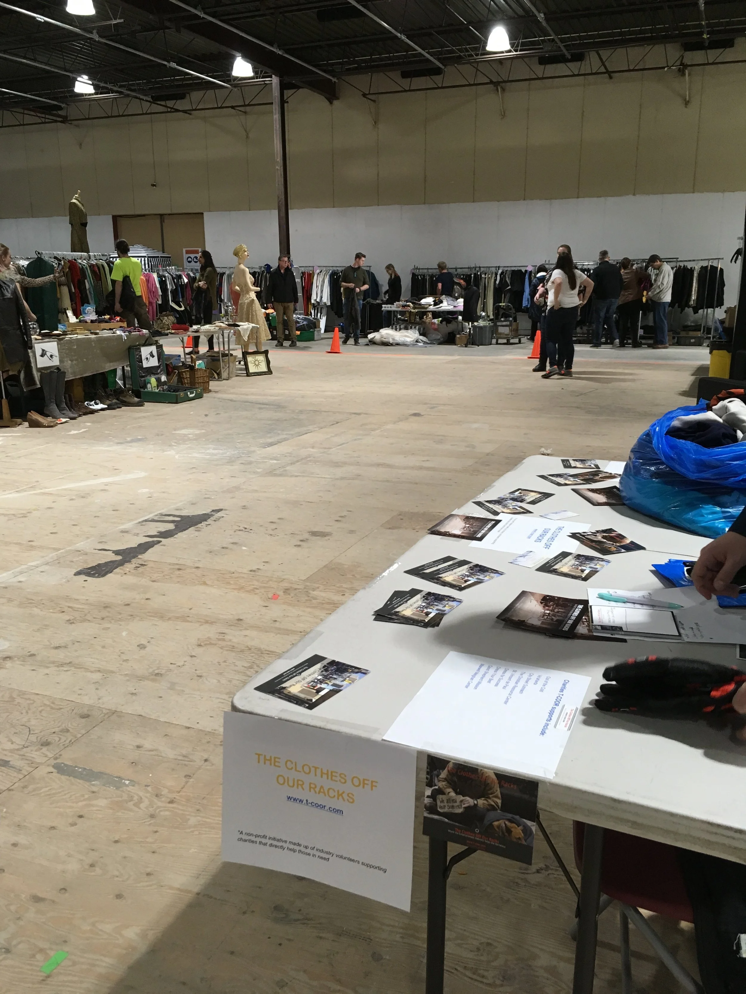 CAFTCAD generously donated a table for T-COOR at their Wardrobe sale this year!