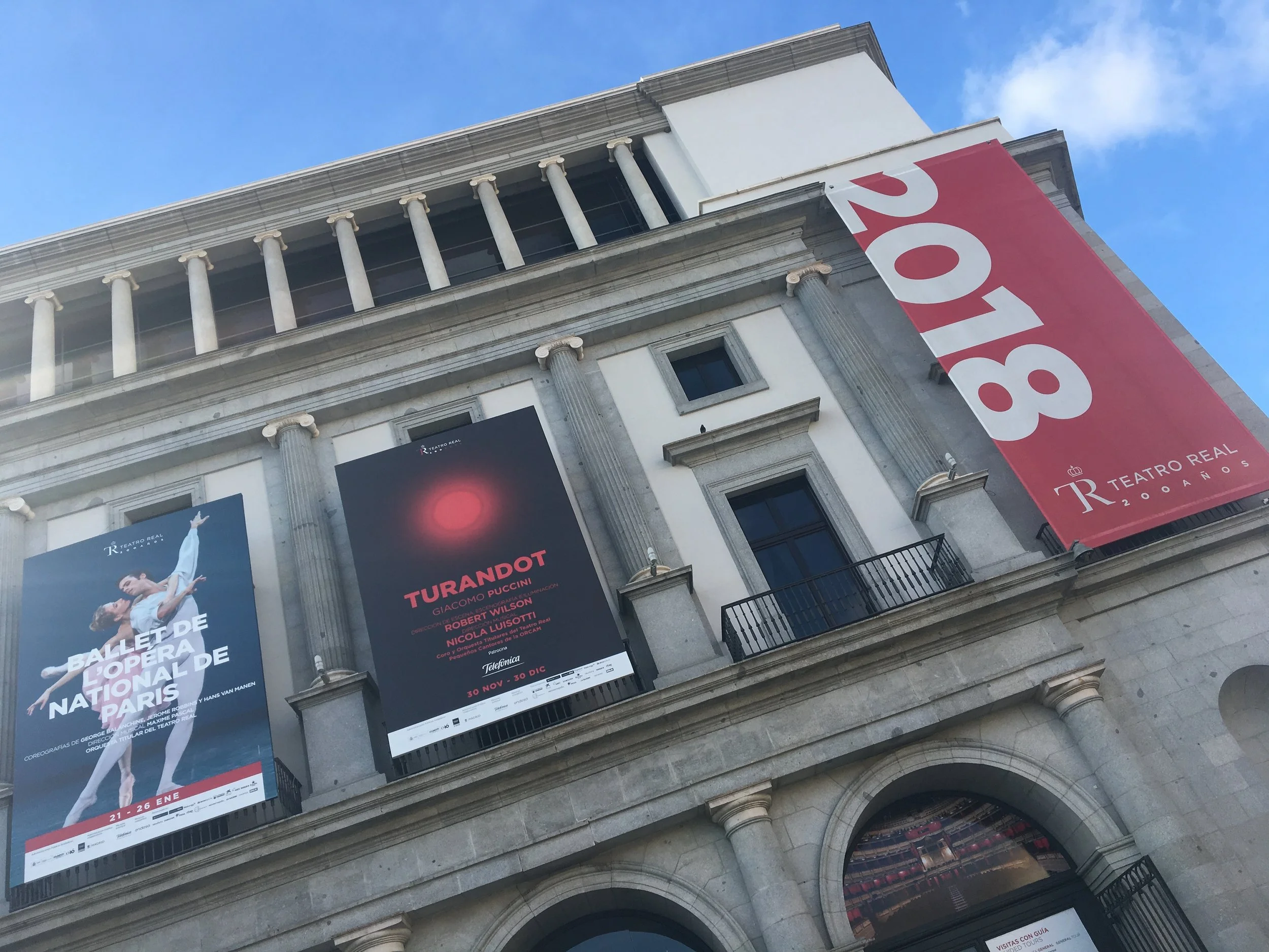 the day before Teatro Real Madrid
