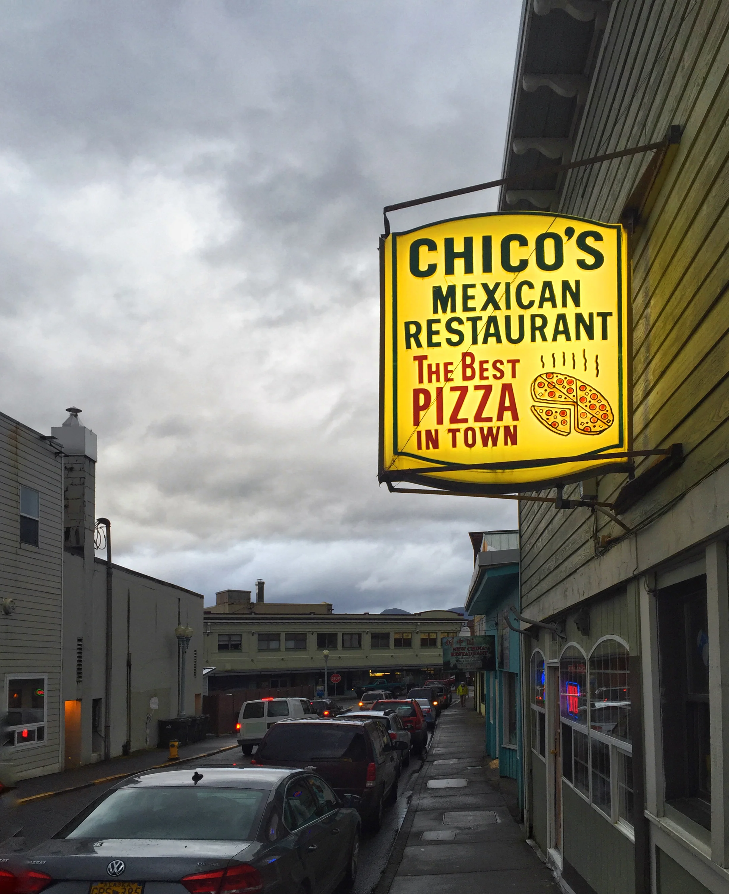 Chico's! That sign is misleading. It's also the best Mexican food in town. Thanks again, Patty! The chimichanga was amazing!