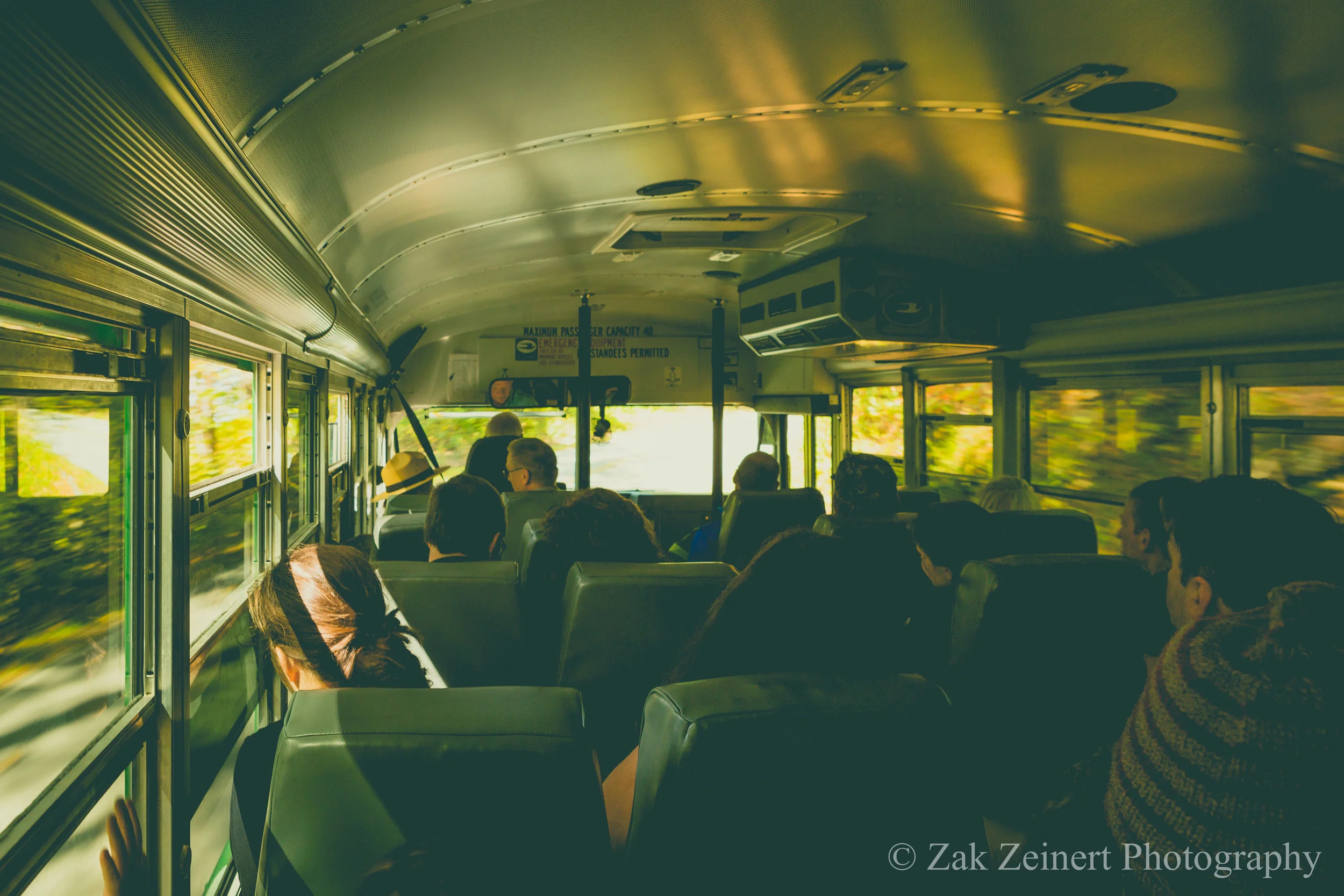 Bus ride to the caves