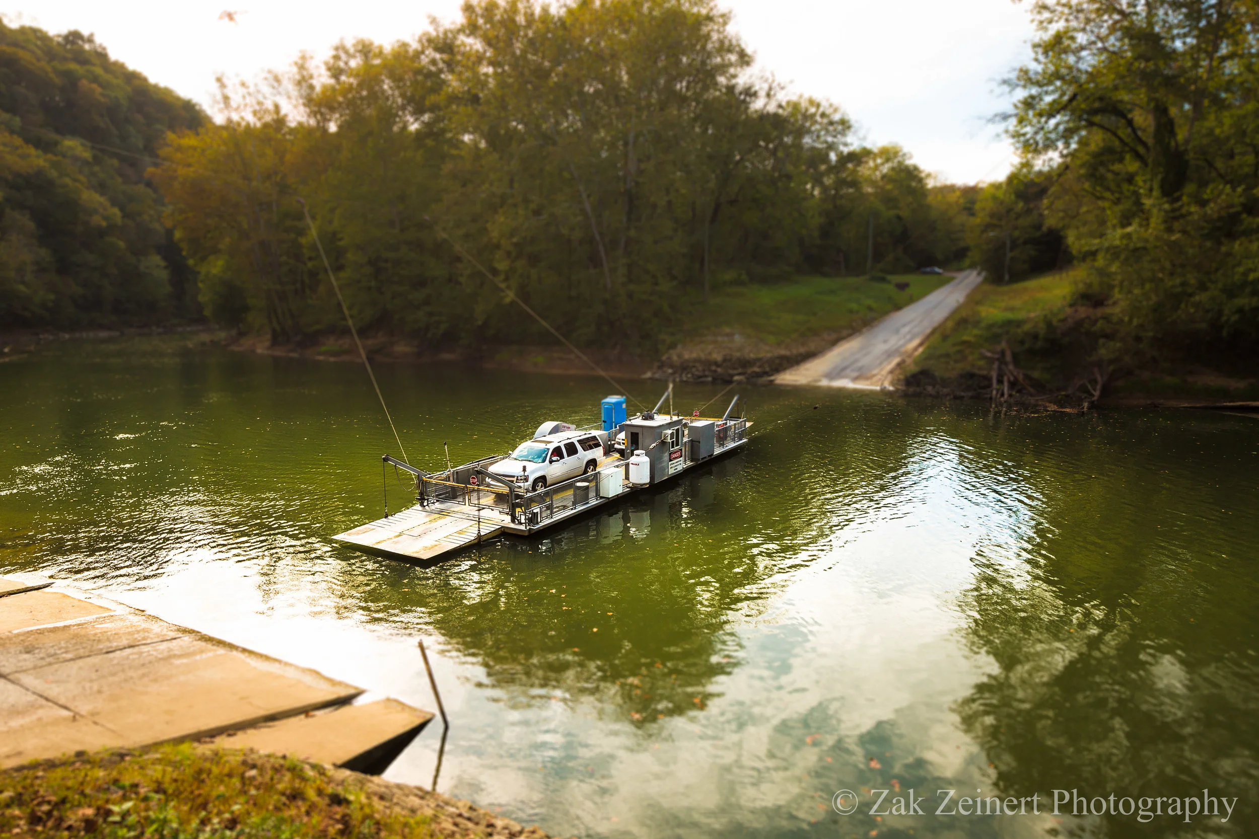 Green River Ferry - you can really tell why it's called the Green River. 
