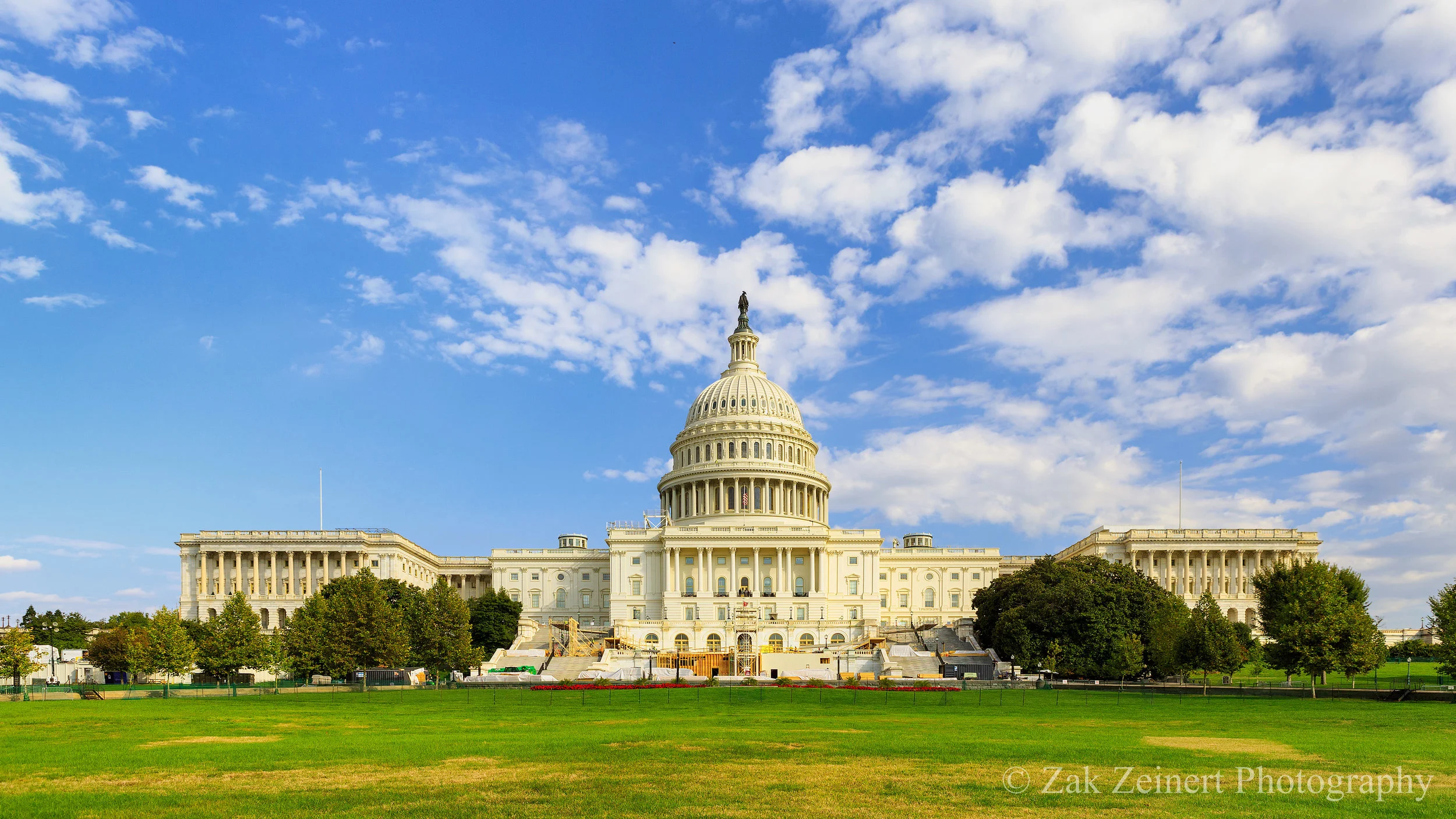 The Capitol - you can still see the construction going on in the center if you look close. 