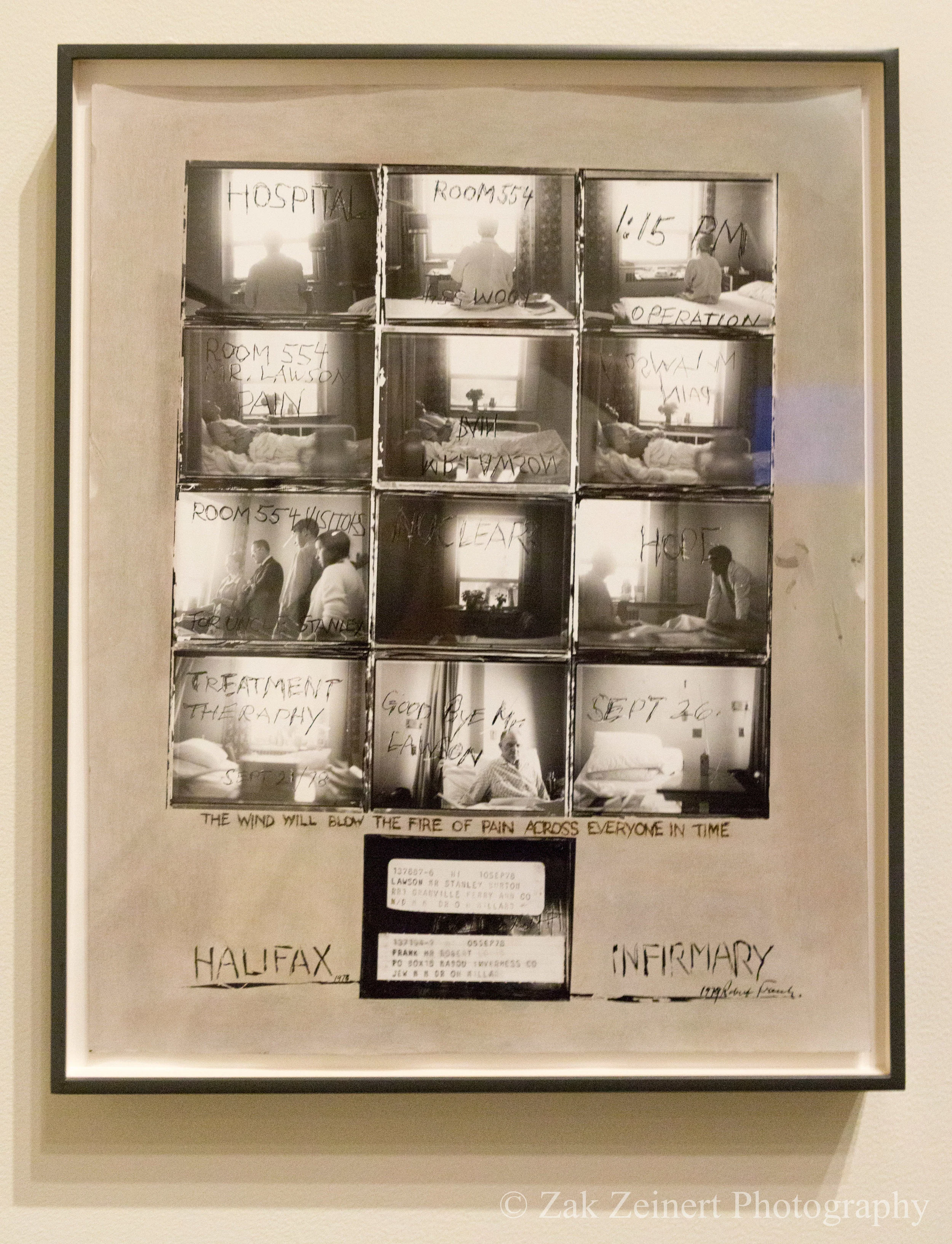 A solemn but moving photo piece I found in one of the art galleries. 