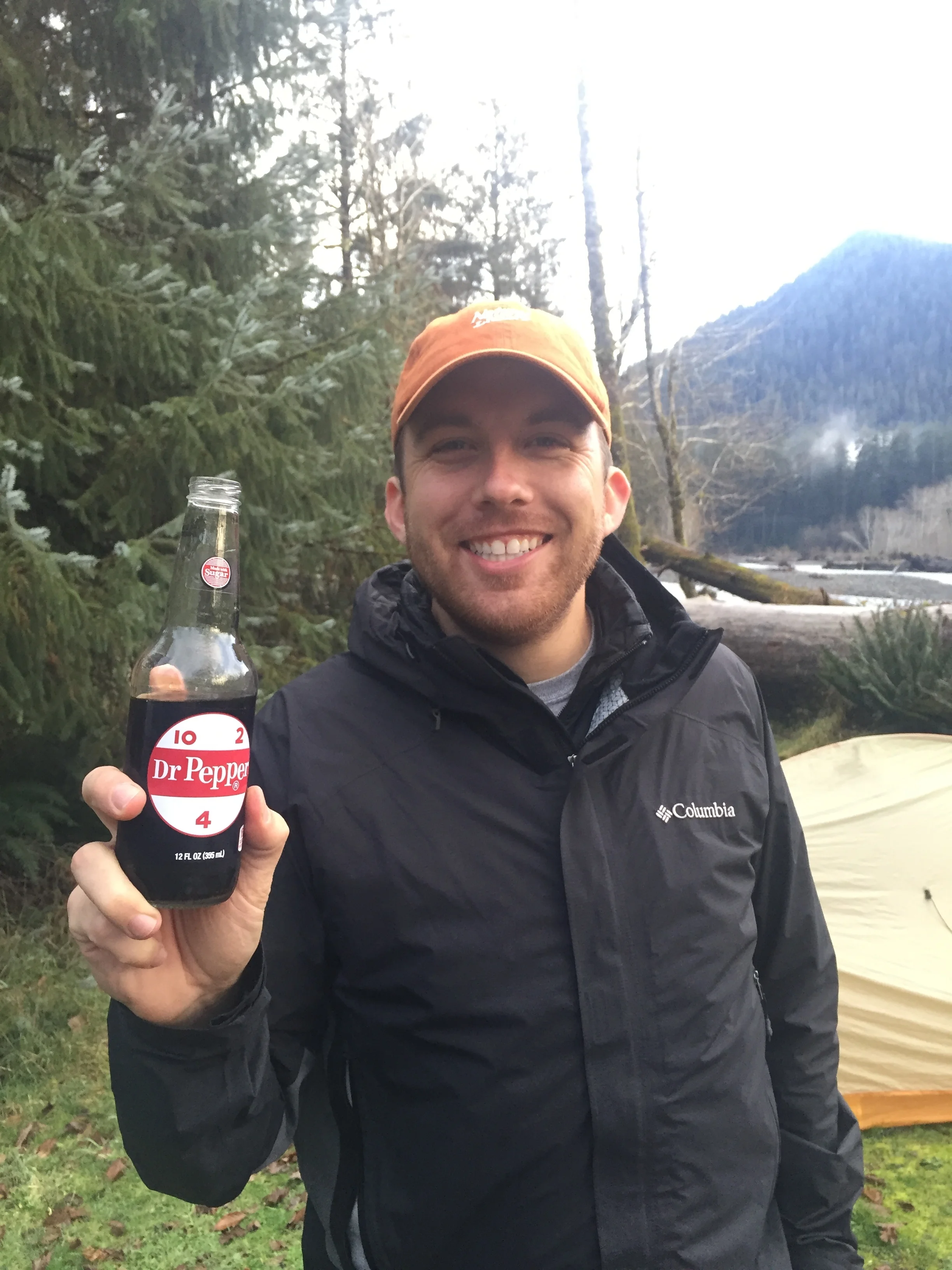 Jordan - sipping back on some light, refreshing Dr. Pepper