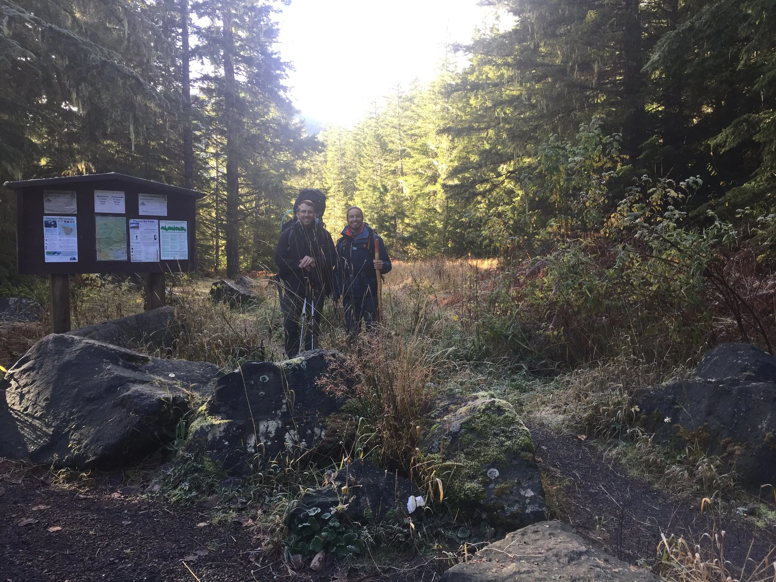 At the trailhead