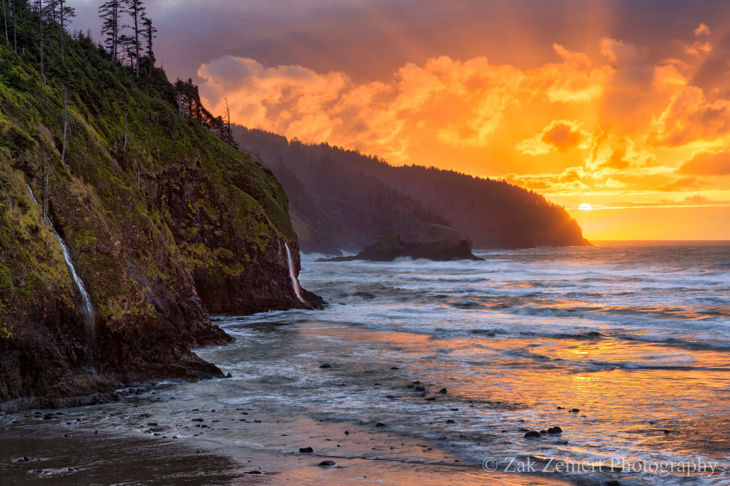 Day 2 on the Oregon Coast - Cape Lookout State Park at Sunset 