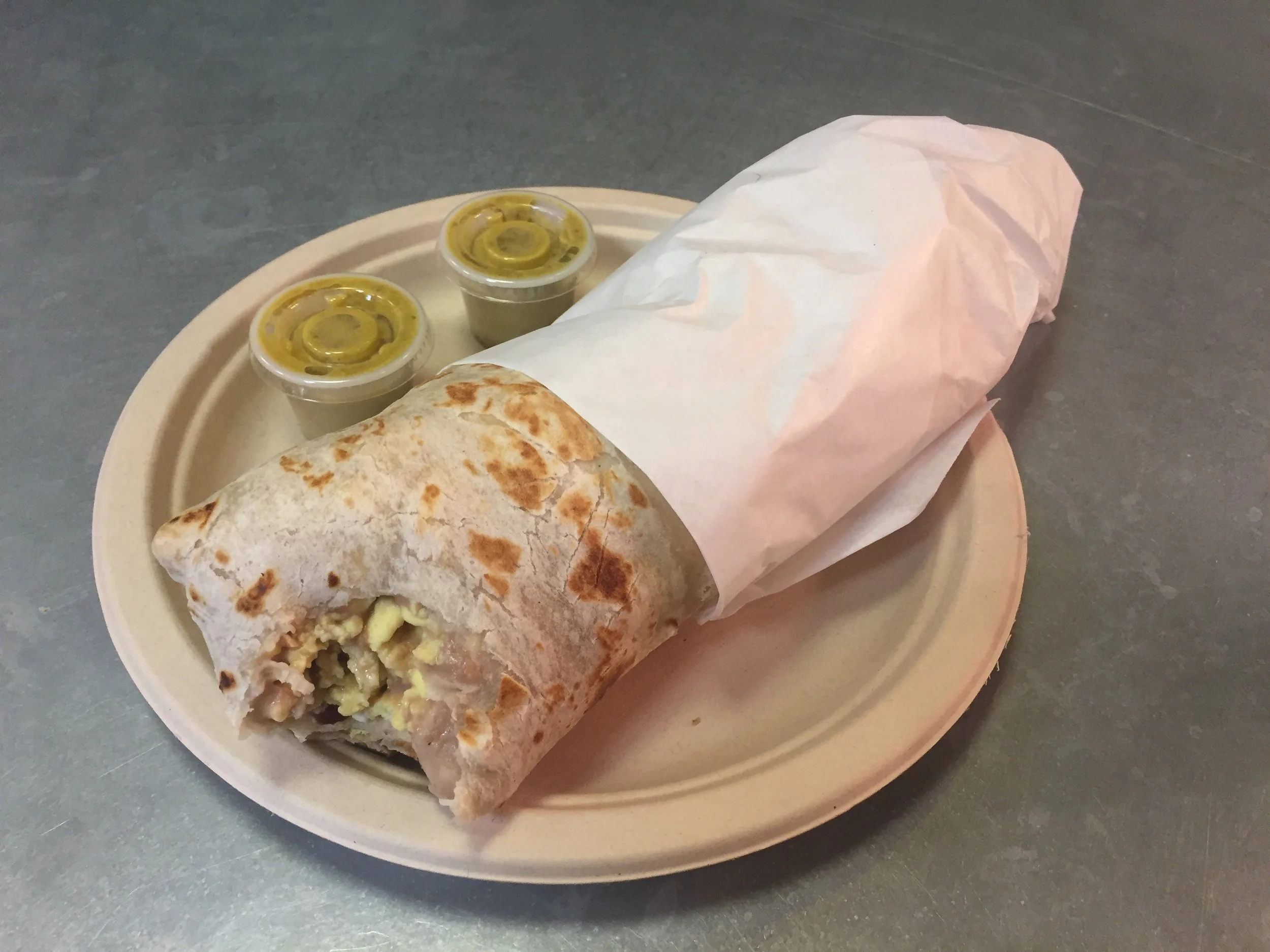 Lily's! Best breakfast burrito in California