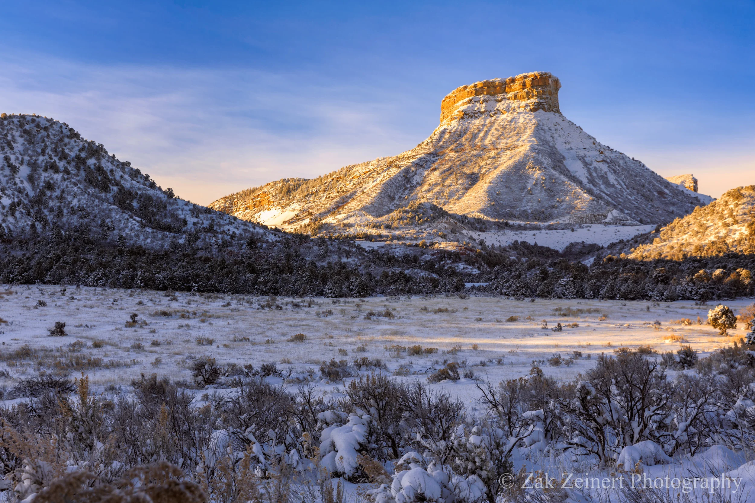 Near the entrance to Mesa Verde National Park