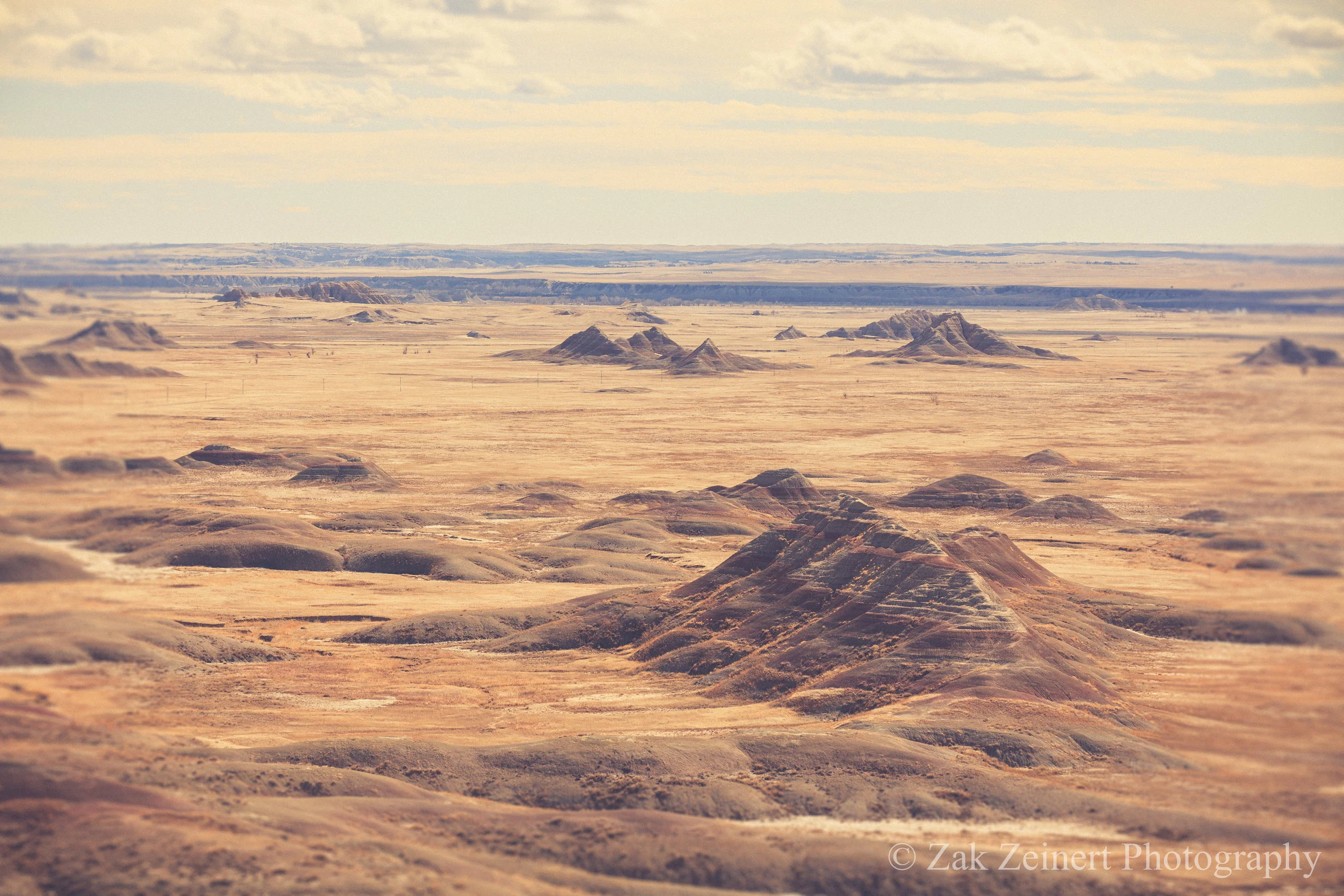 The stunning landscape of the Badlands