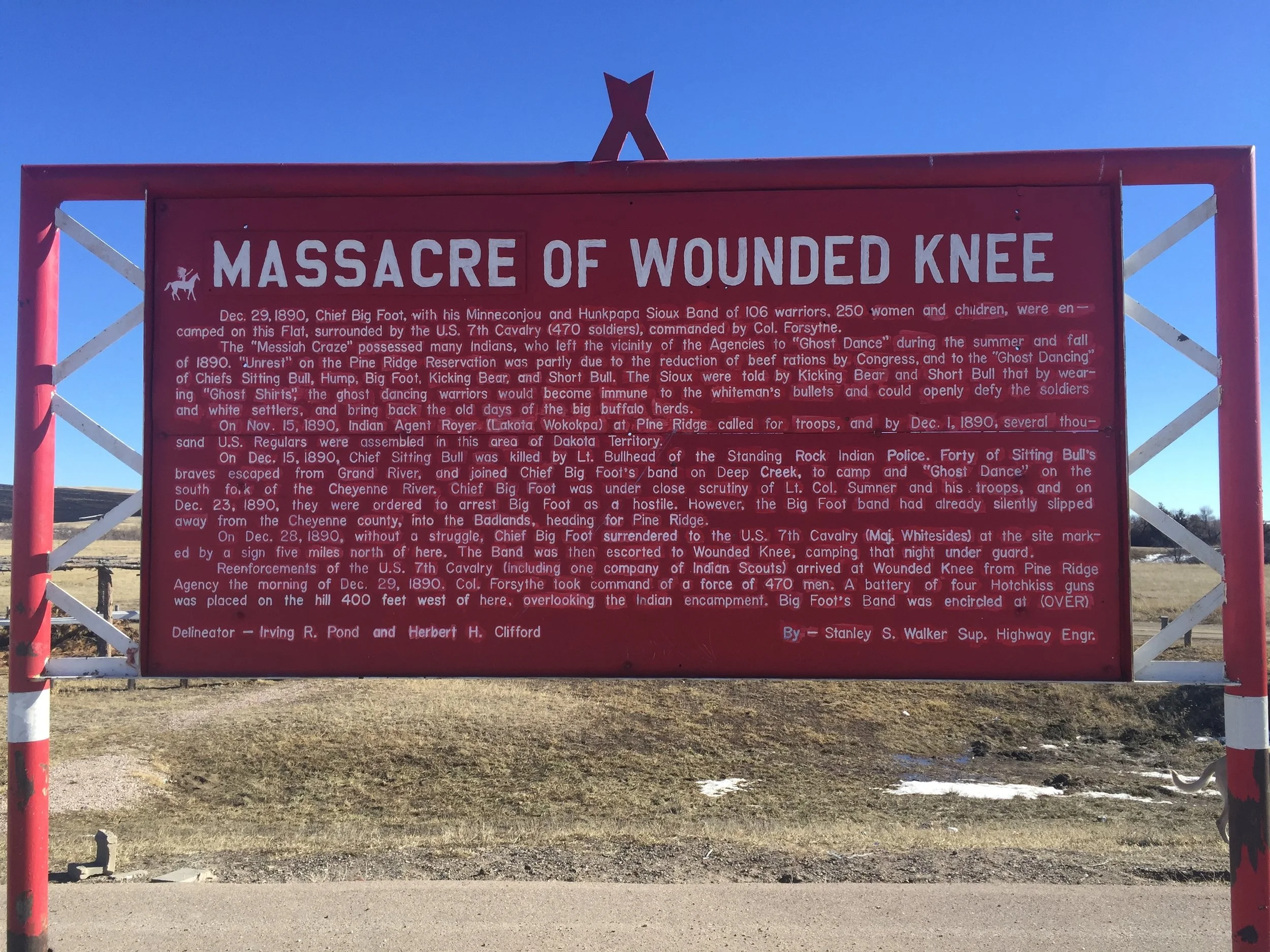 The history of Wounded Knee