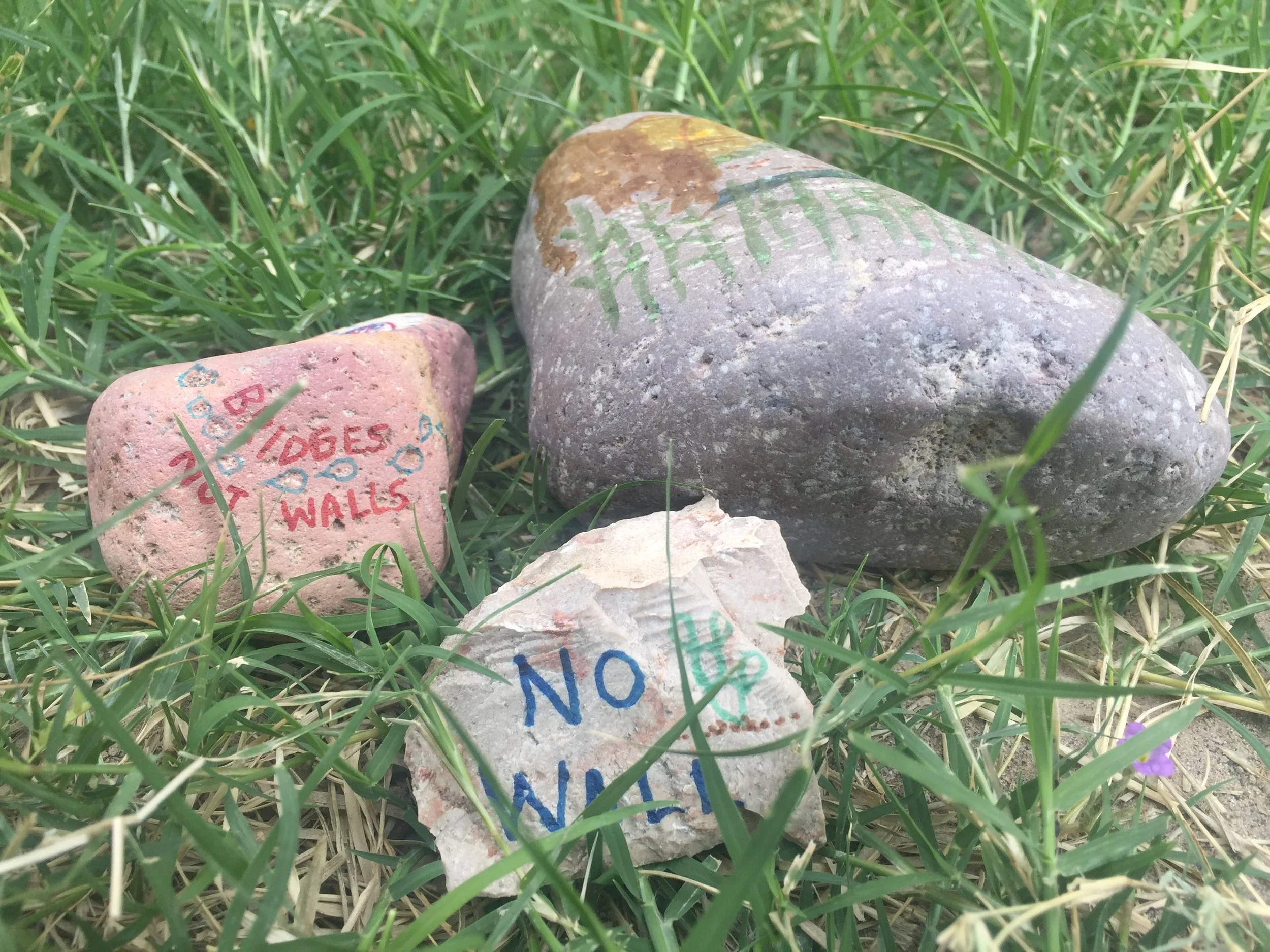 Rocks we found near the Rio Grande