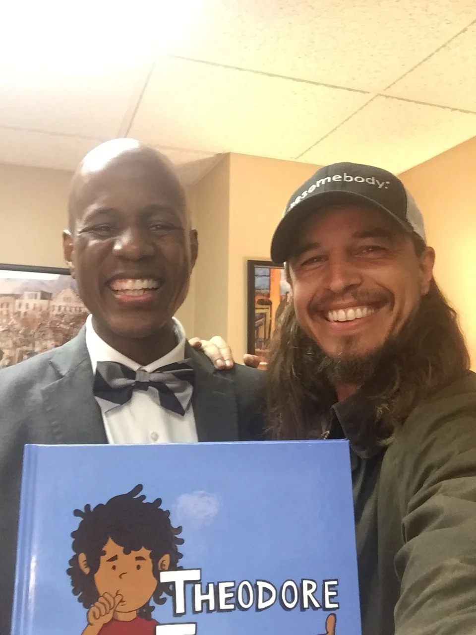 My old college English teacher, the famous Stephen Moore. He recently published a children's book about bullying called Theodore Thumbs. You can check it out and/or buy it here: https://www.clearforkpublishing.com/our-store/theodore-thumbs/
