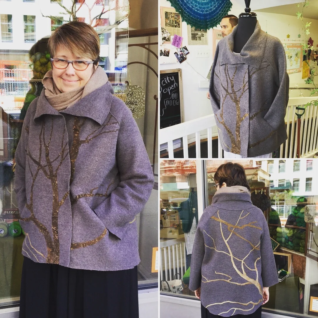  Coat handmade by Artist Leslie Simon